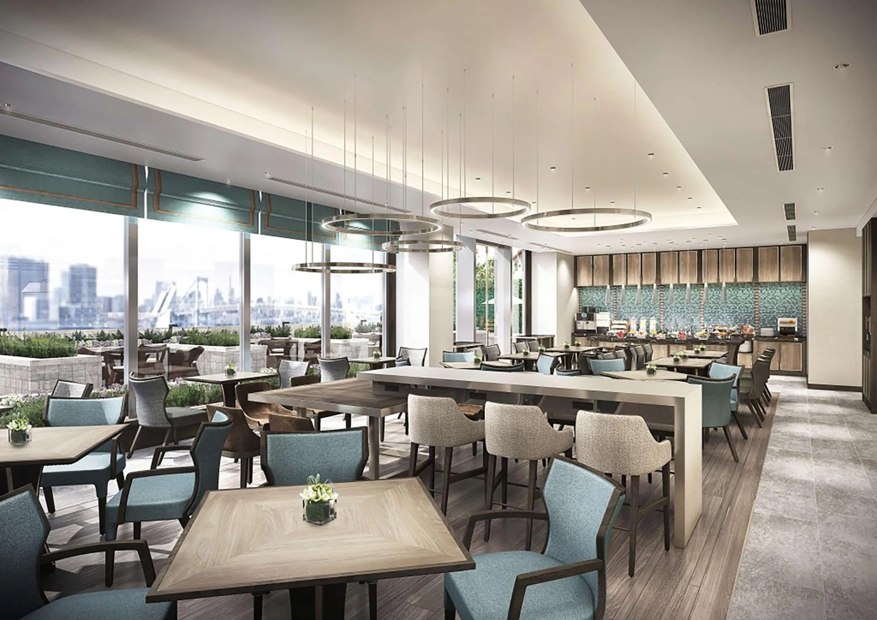 Restaurant/places to eat in Hilton Tokyo Odaiba