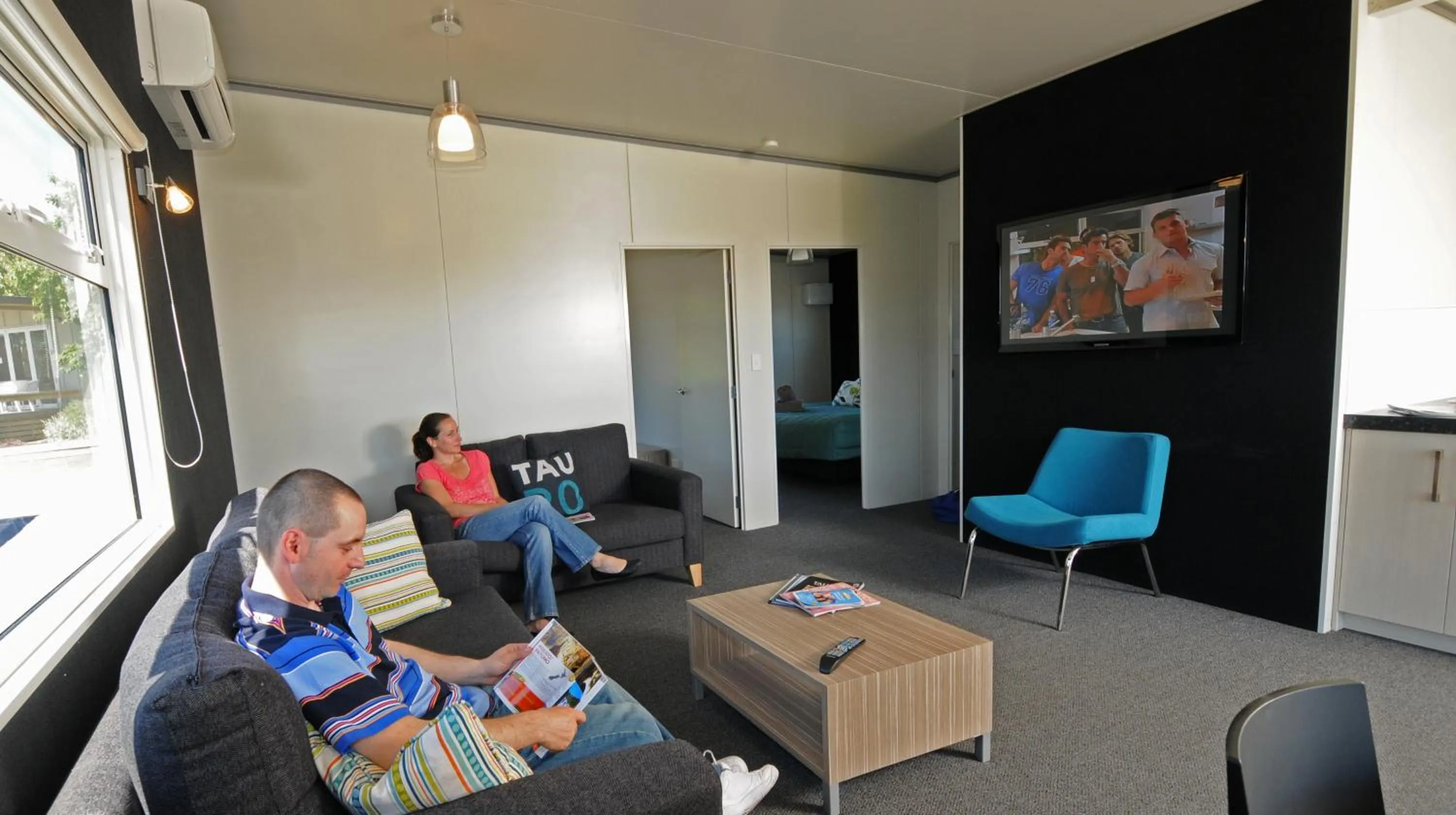 Living room in Taupo Debretts Spa Resort