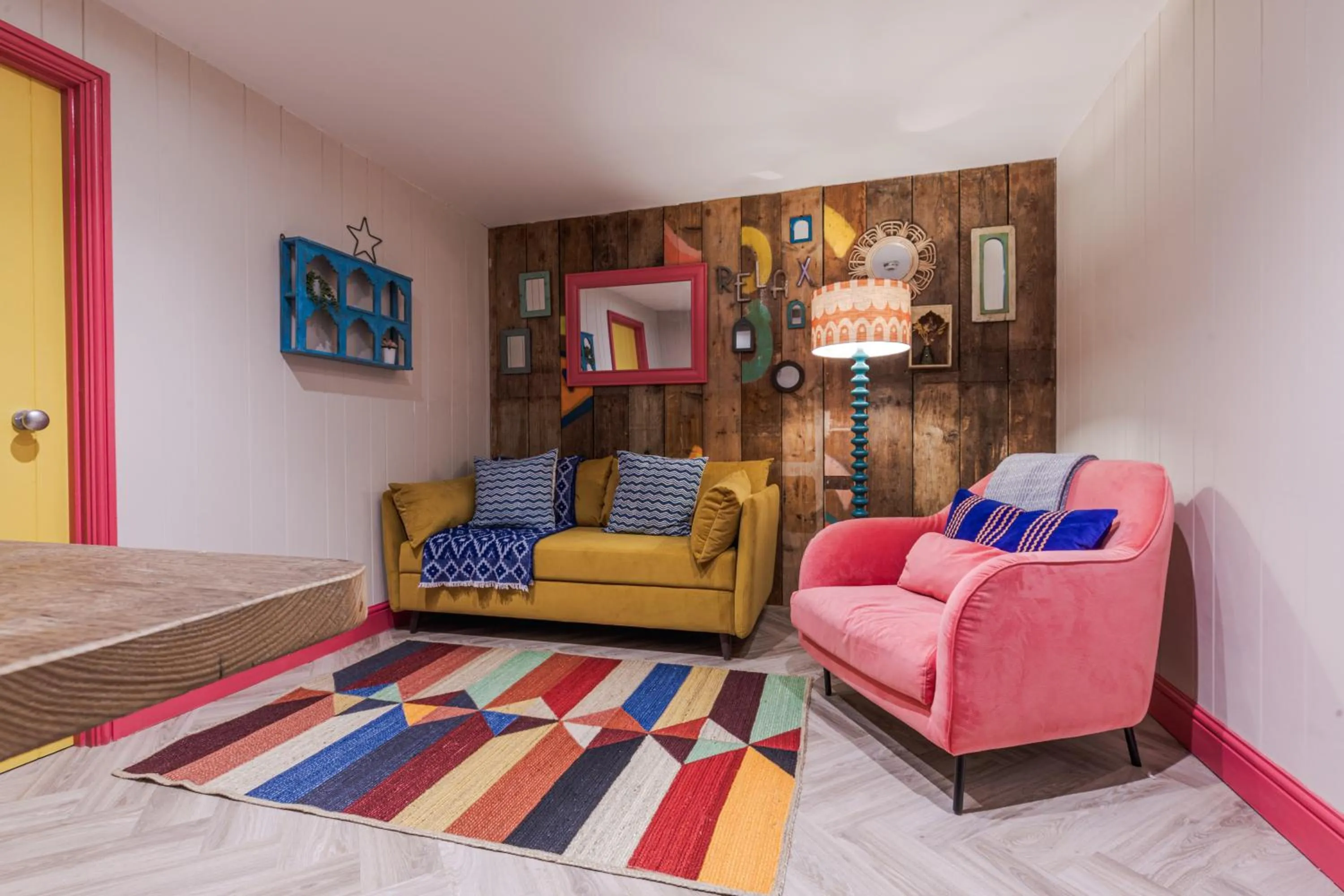 Living room, Bed in Ffolkes