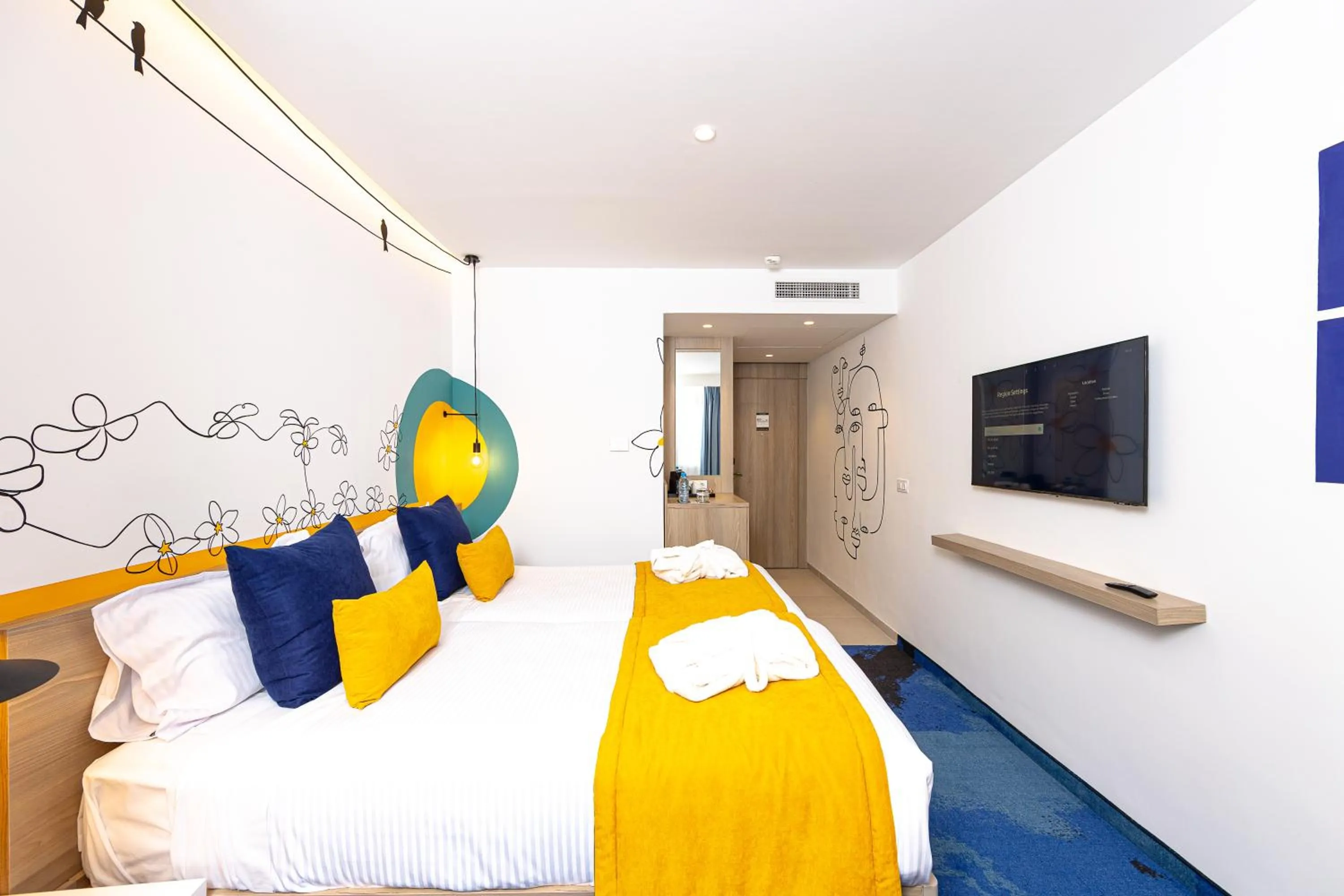 Bed in Hotel Carlton