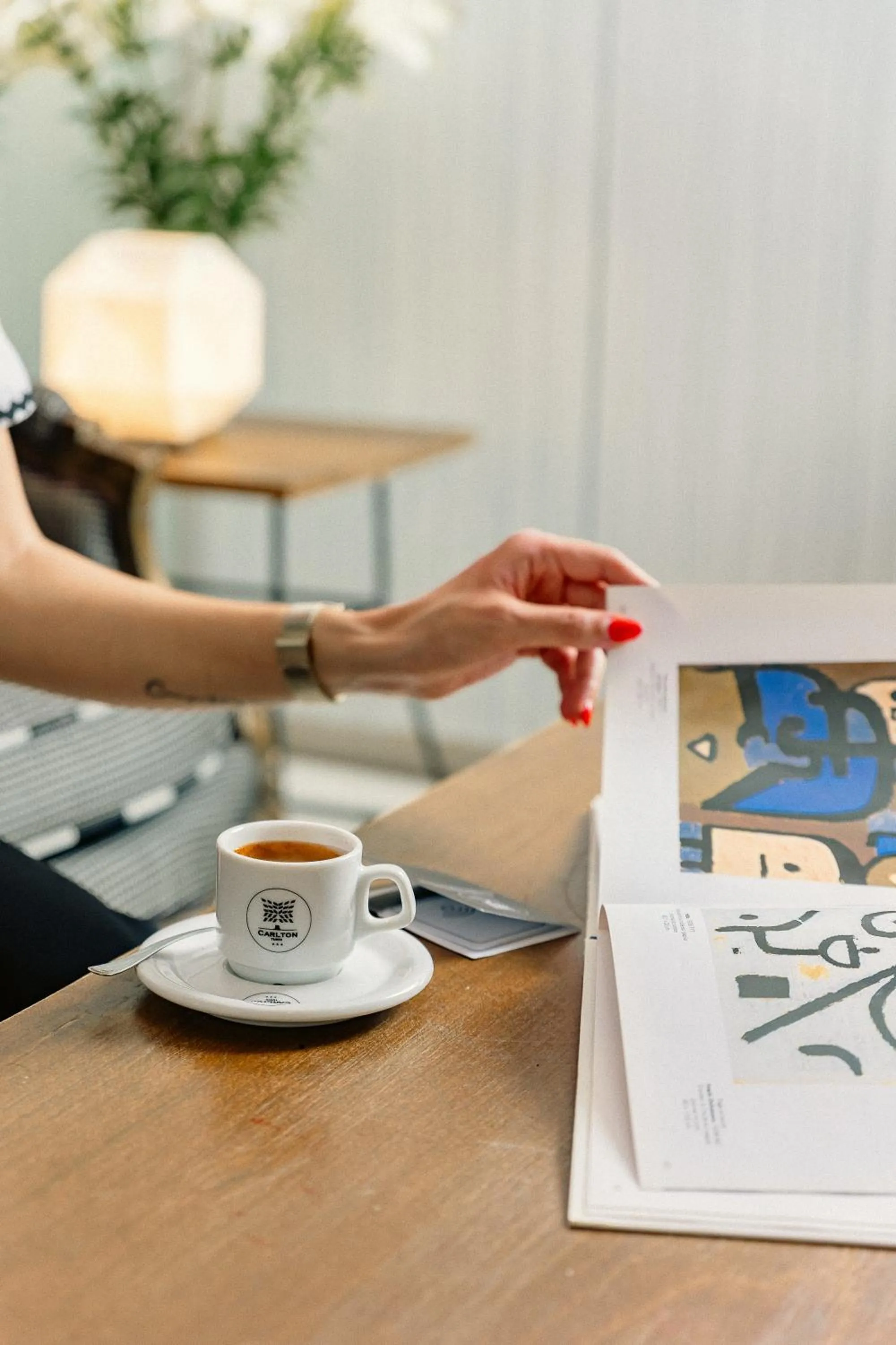 Lobby or reception in Hotel Carlton