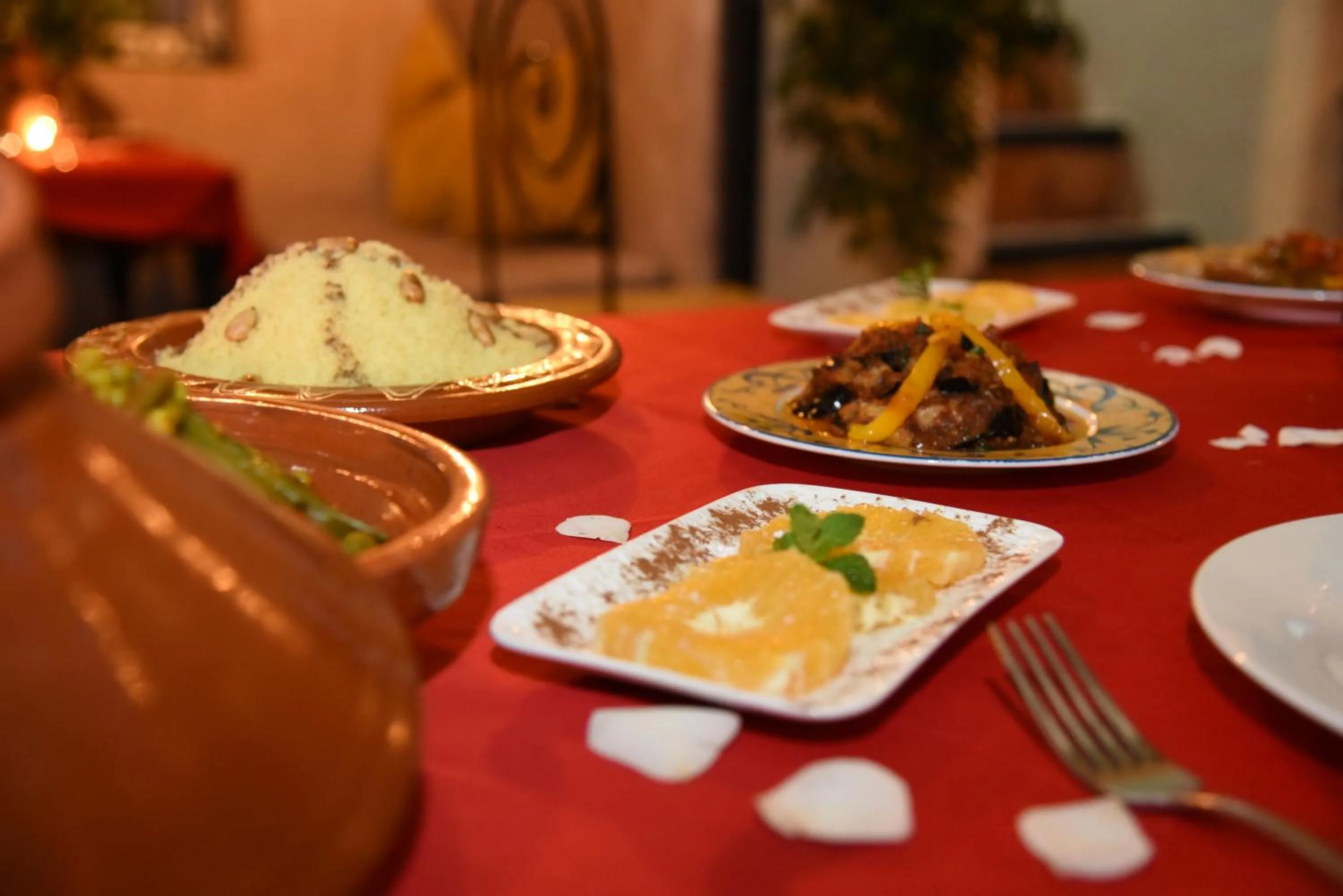 Dinner in Riad Du Petit Prince