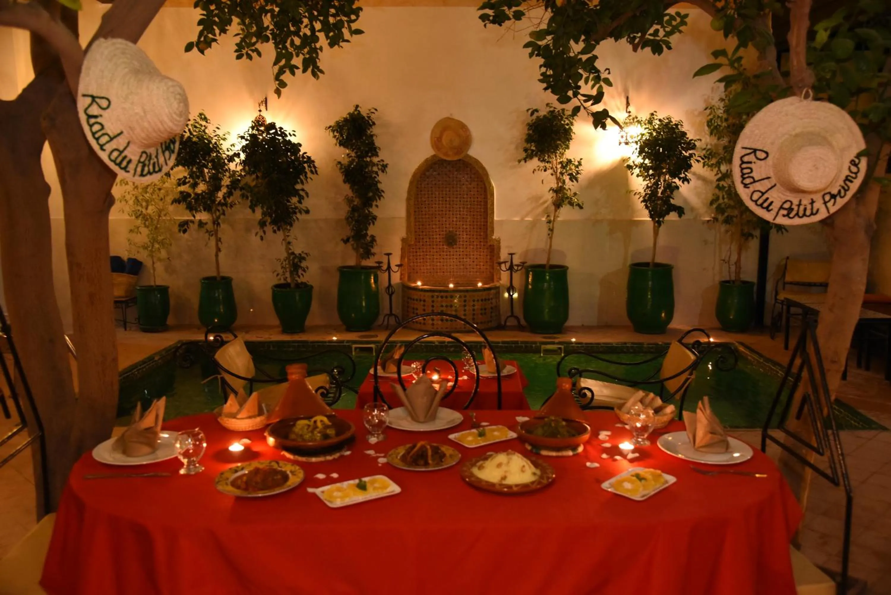 Dinner in Riad Du Petit Prince