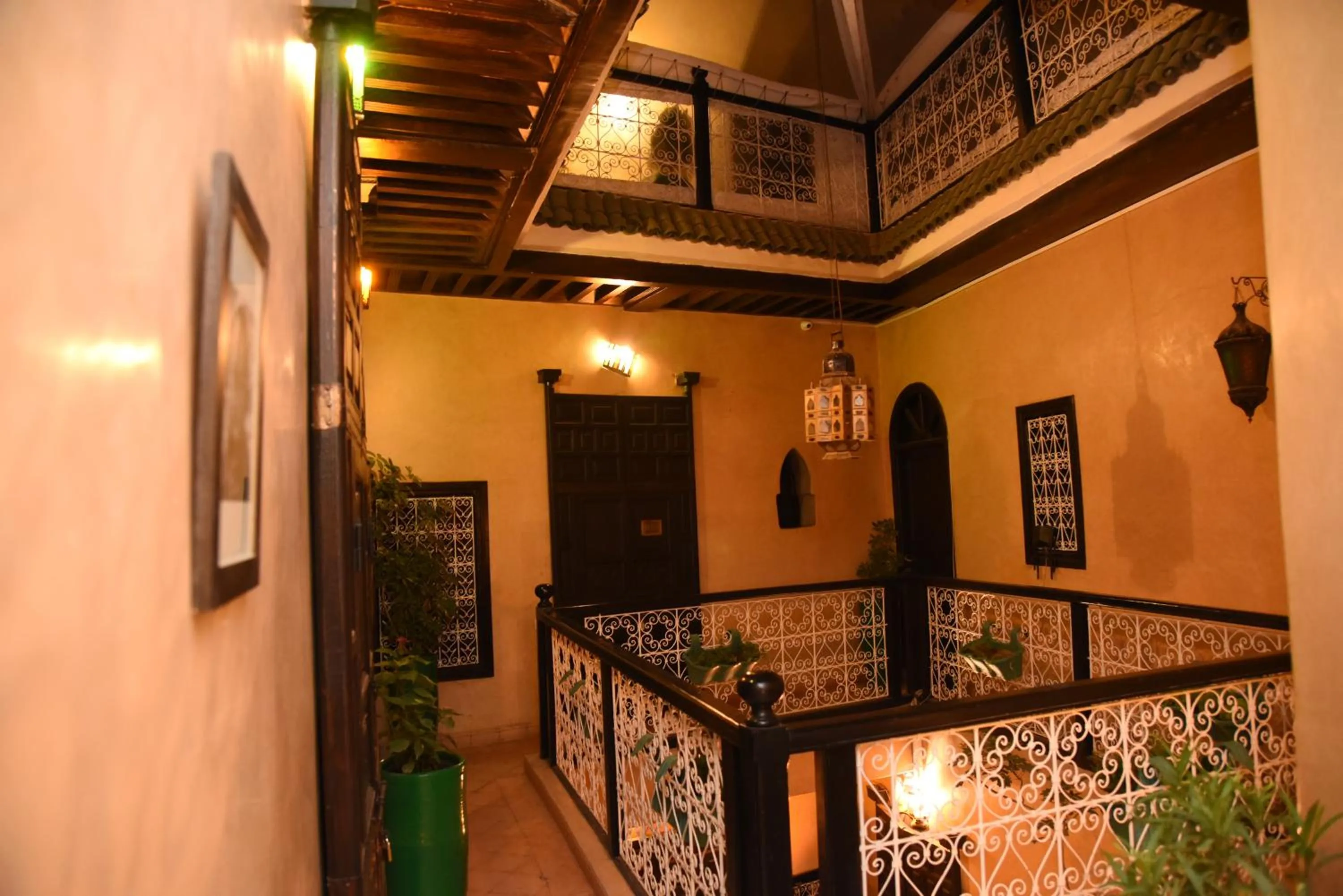 Inner courtyard view in Riad Du Petit Prince