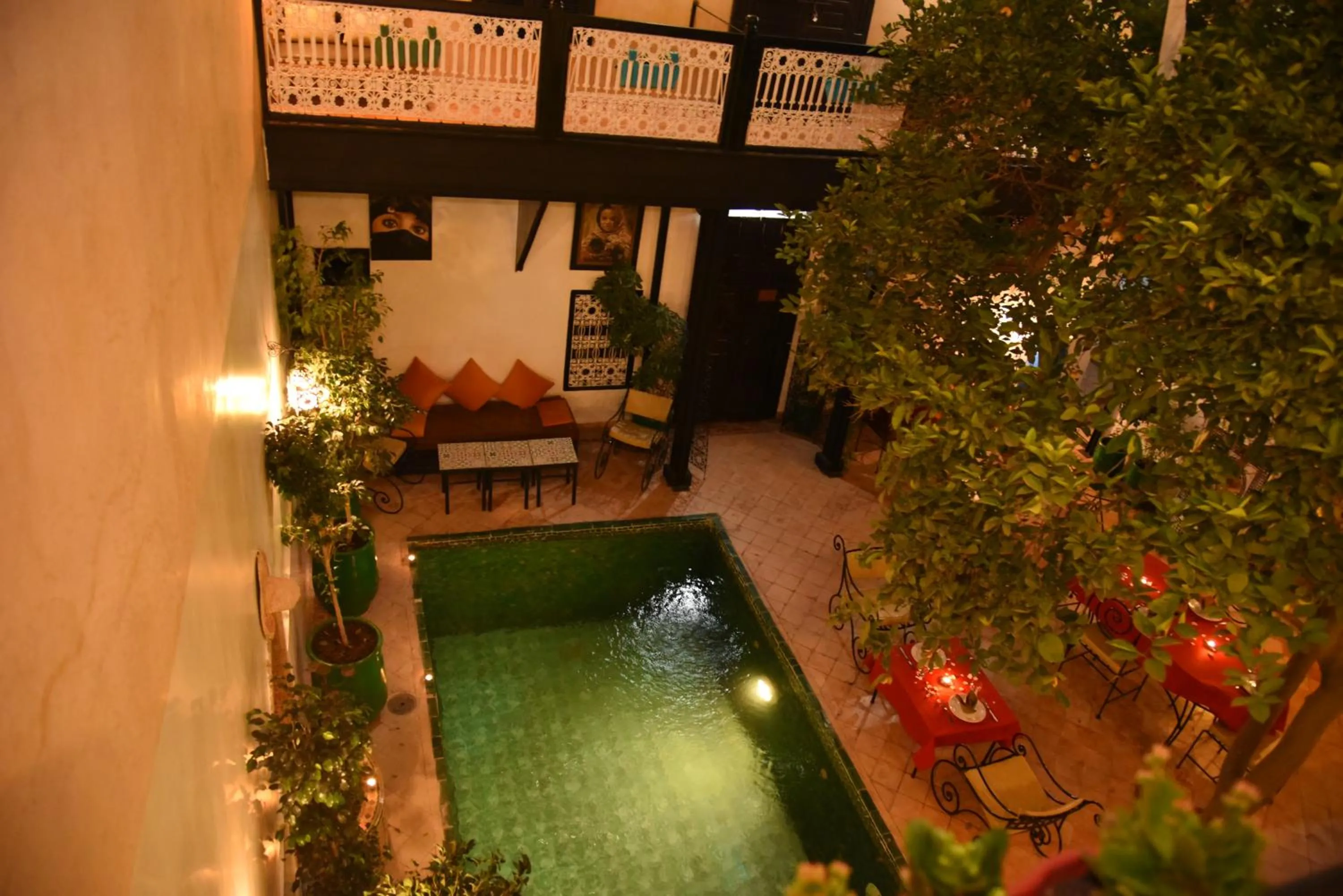 Pool view in Riad Du Petit Prince