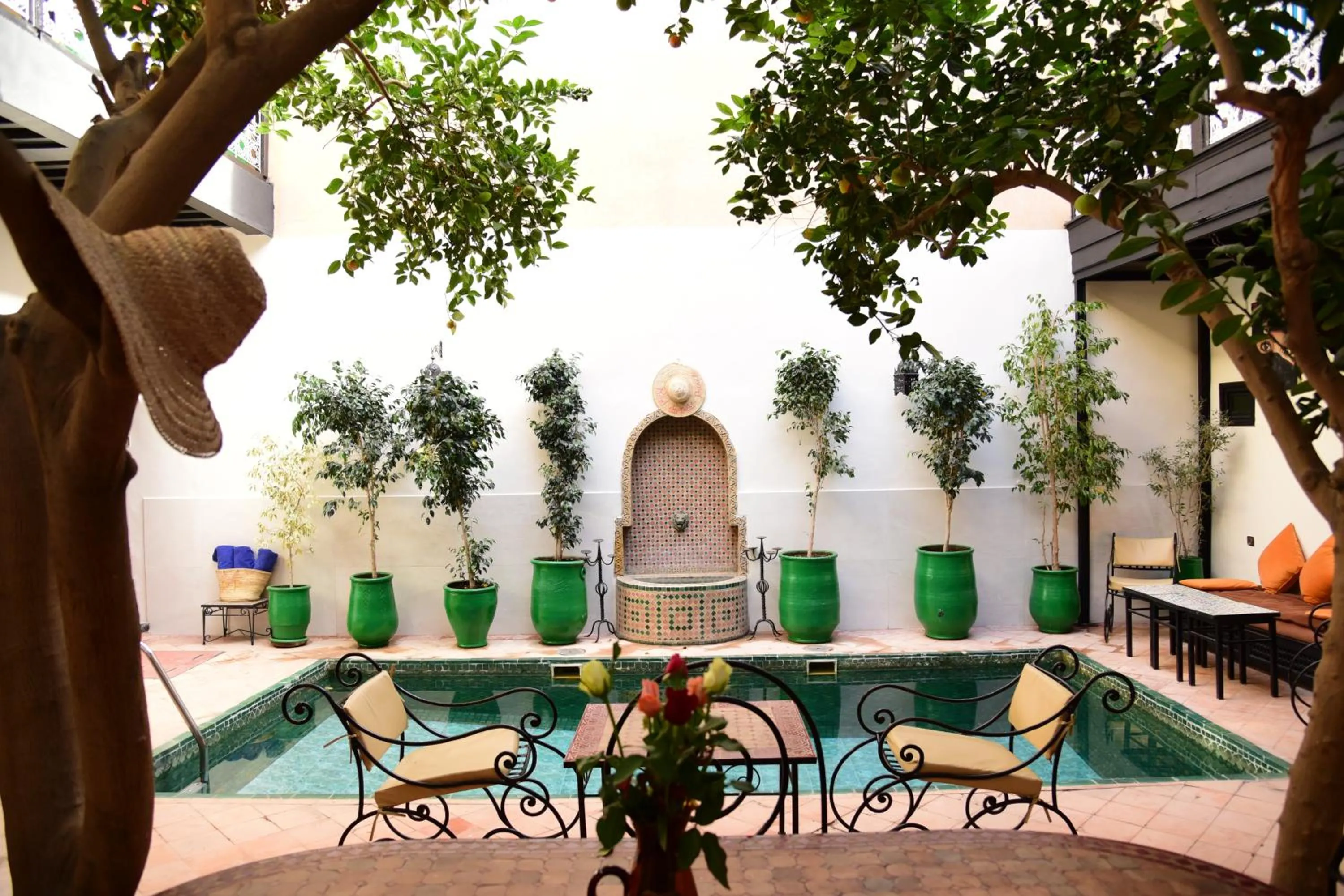 Pool view in Riad Du Petit Prince