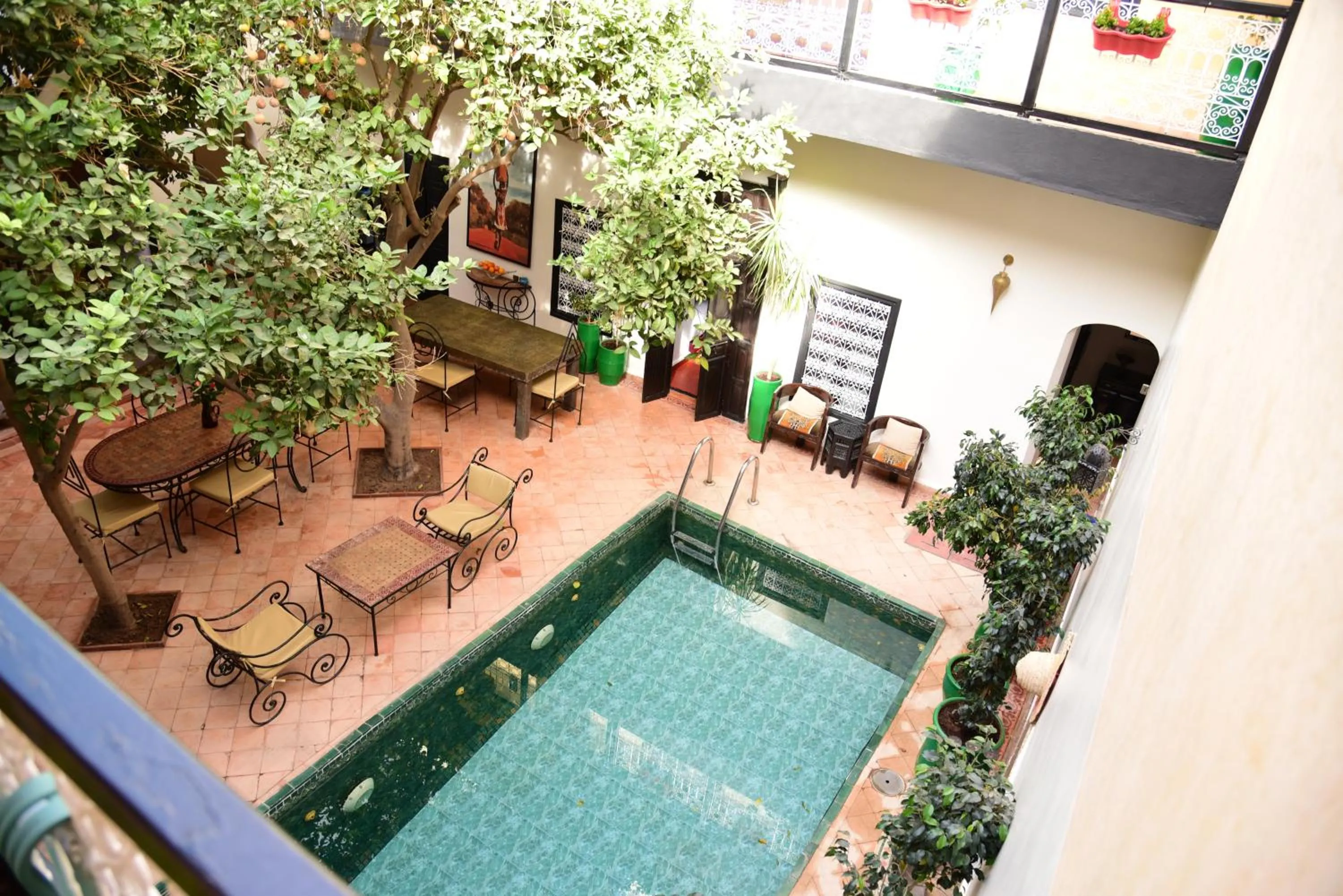 Pool view in Riad Du Petit Prince
