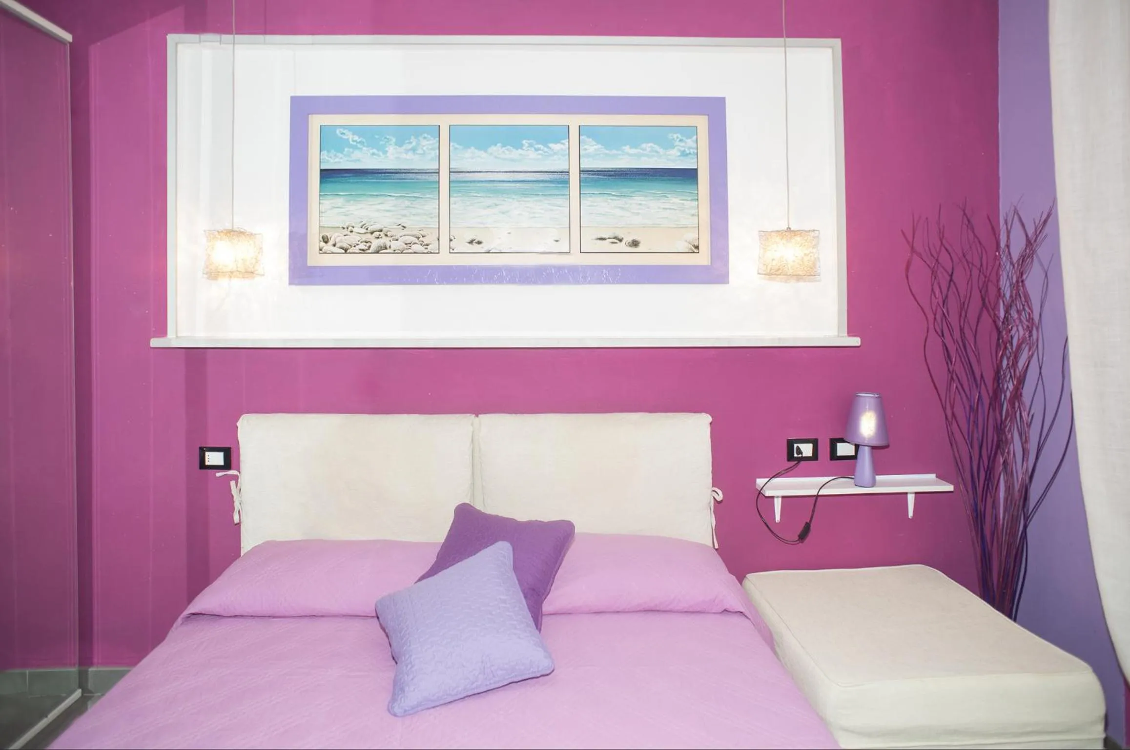 Bedroom, Bed in I Coralli rooms & apartments