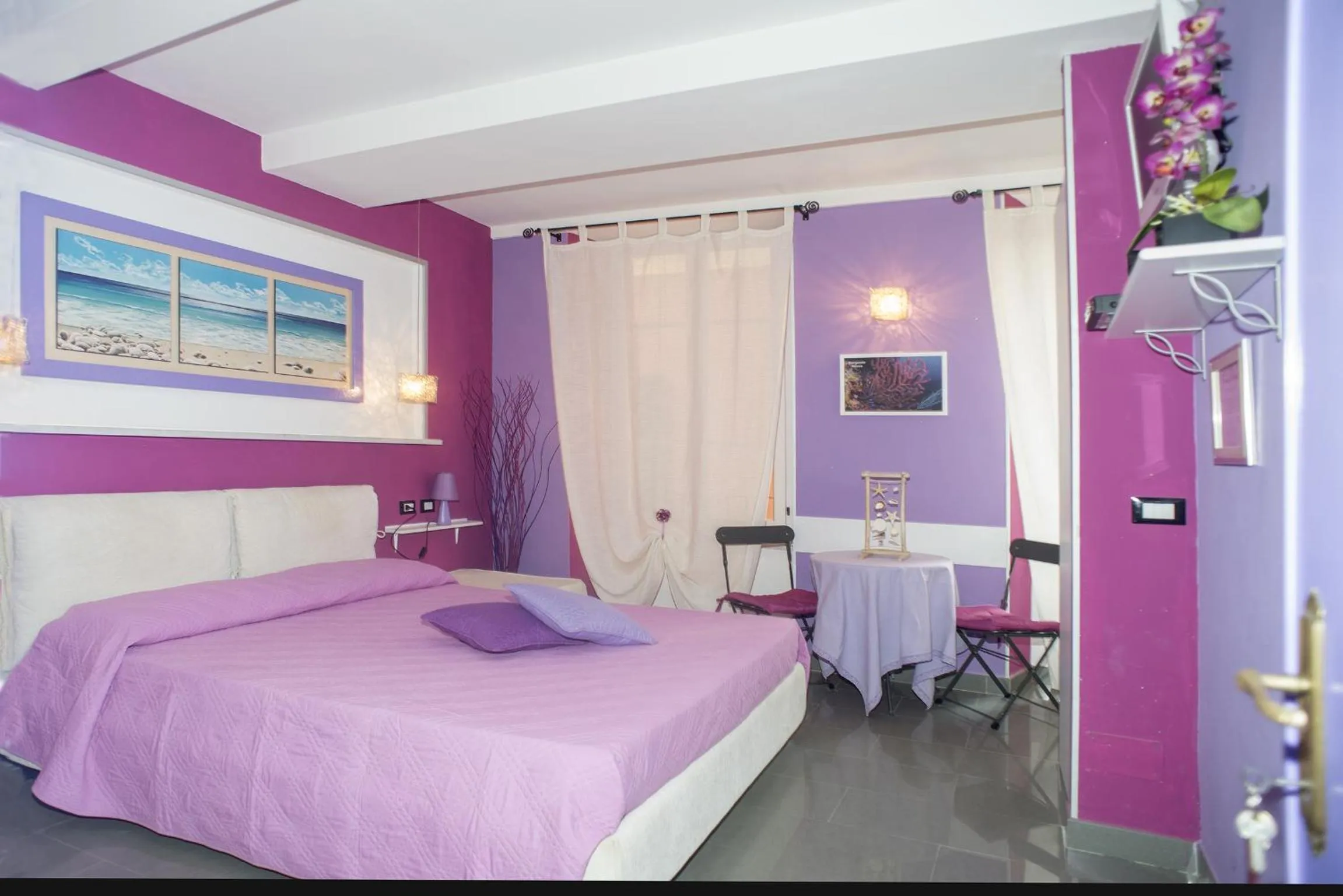 Bedroom, Bed in I Coralli rooms & apartments