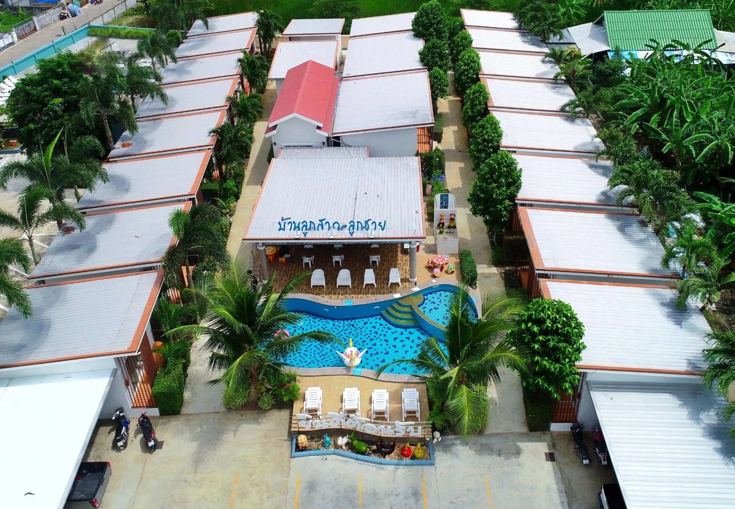 Bird's eye view in Baanloksouylokchay