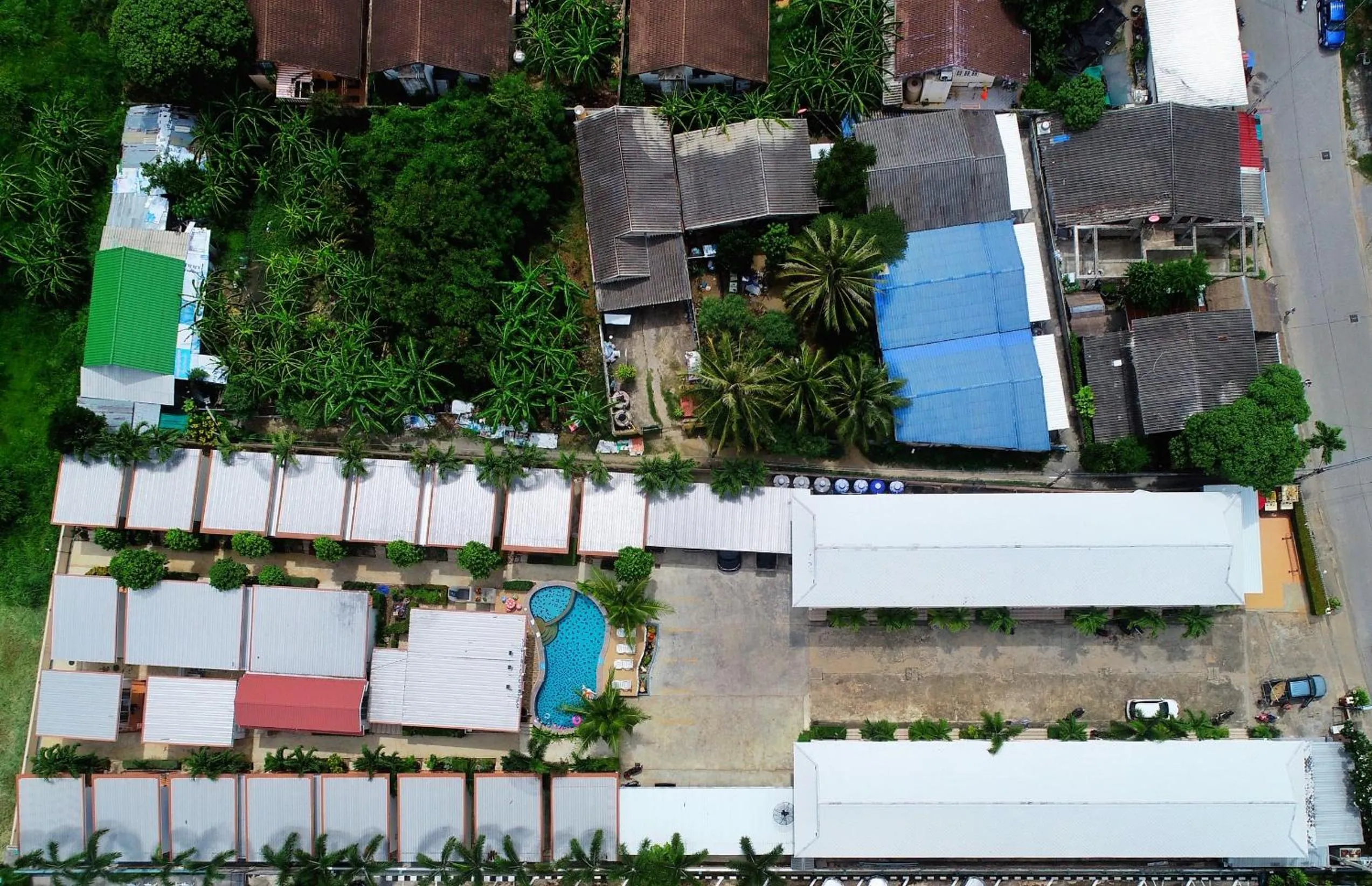 Bird's eye view in Baanloksouylokchay