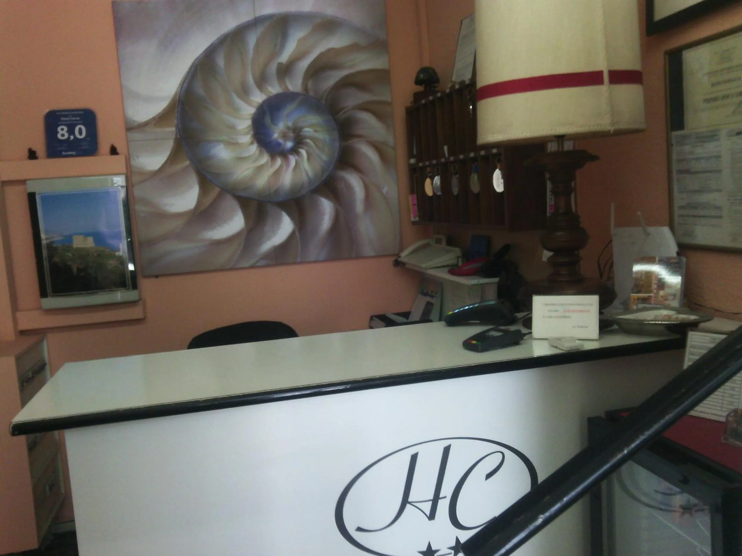 Lobby or reception in Hotel Corso