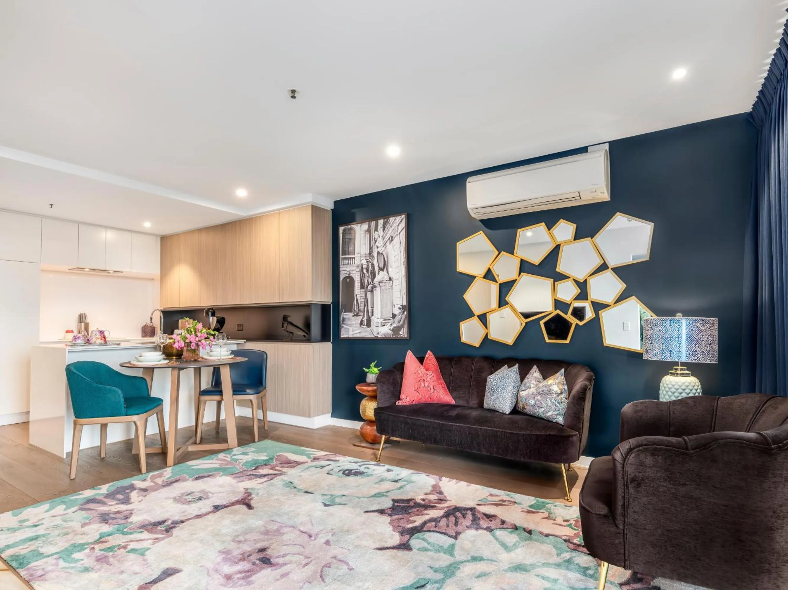 Living room in Quest Flemington Central