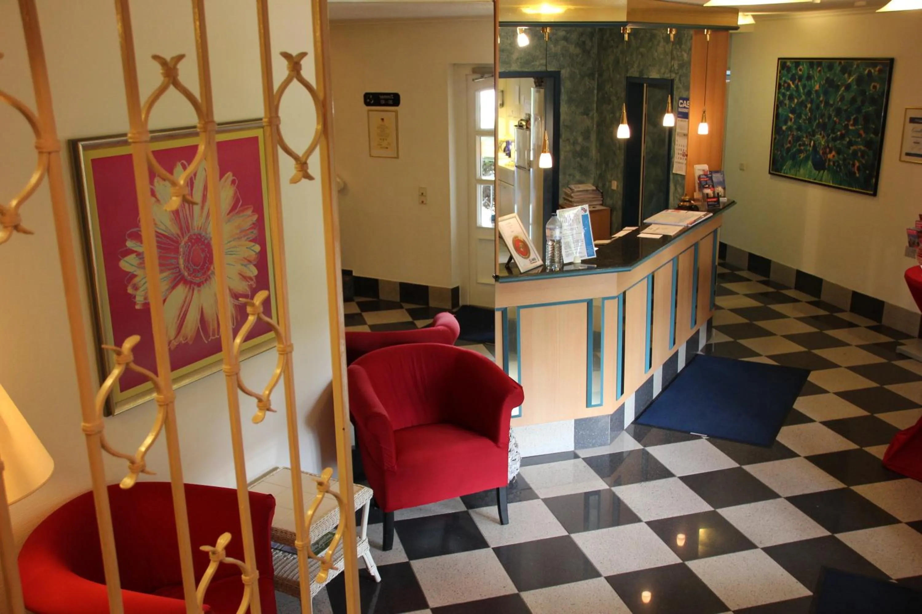 Lobby or reception in Hotel Nordic