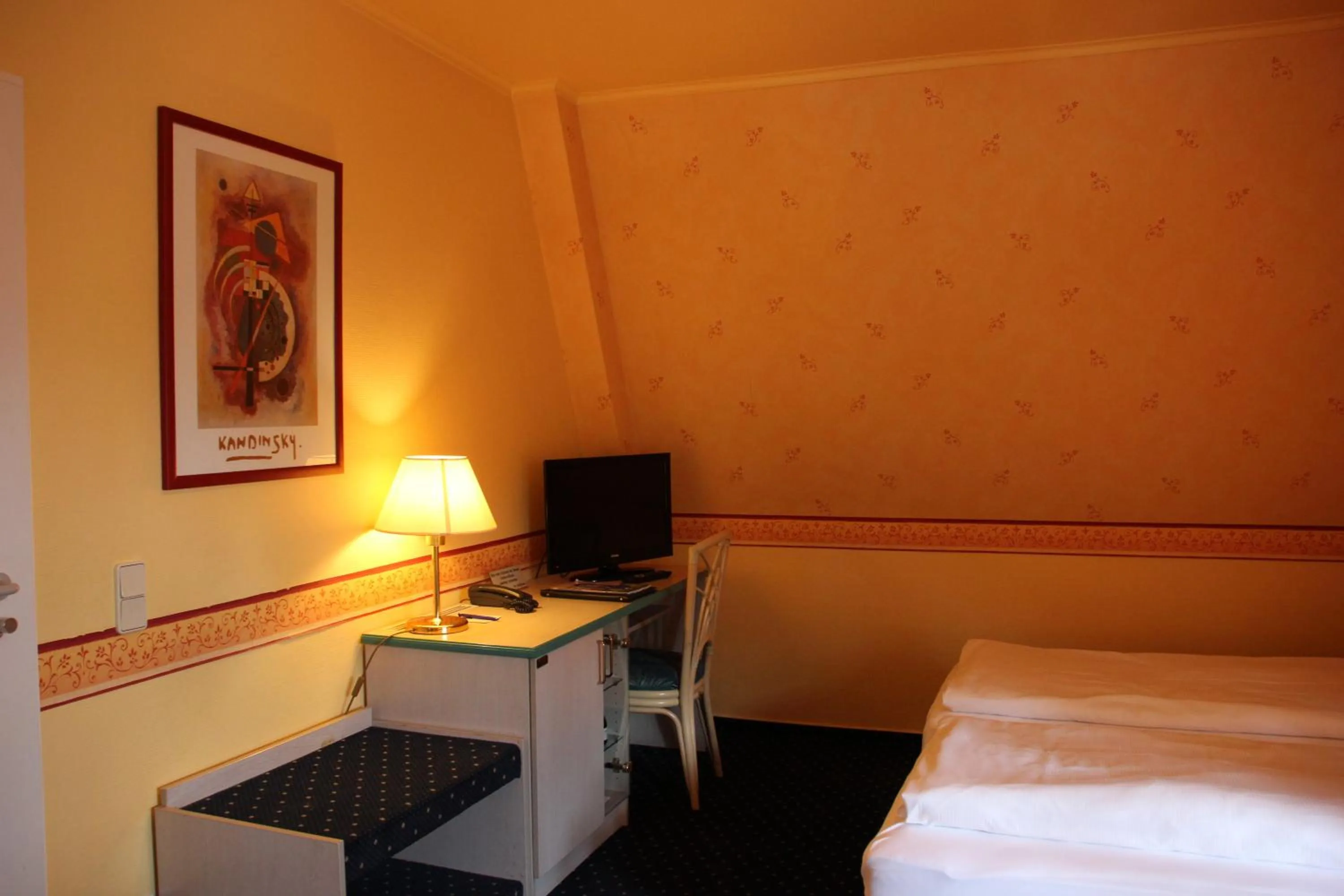 Decorative detail, Bed in Hotel Nordic