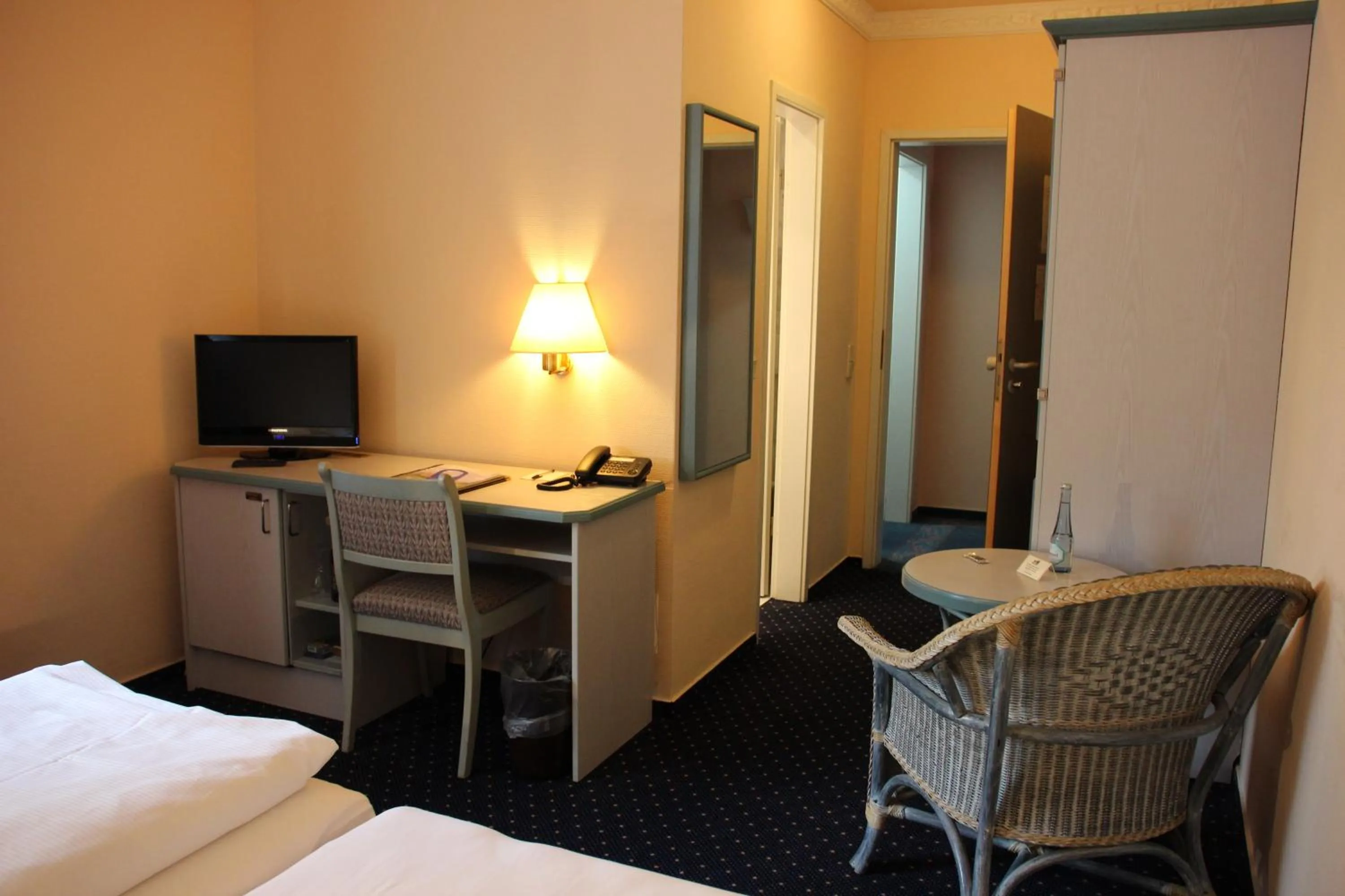 Decorative detail, Bed in Hotel Nordic