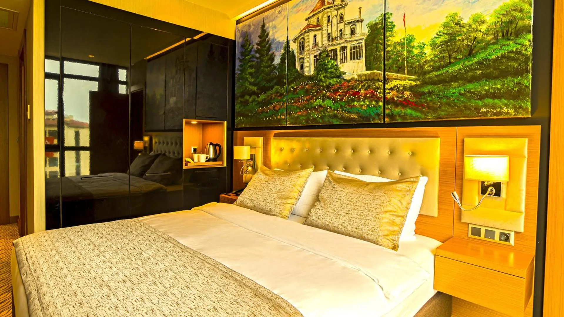 Bed in Aselia Hotel Trabzon