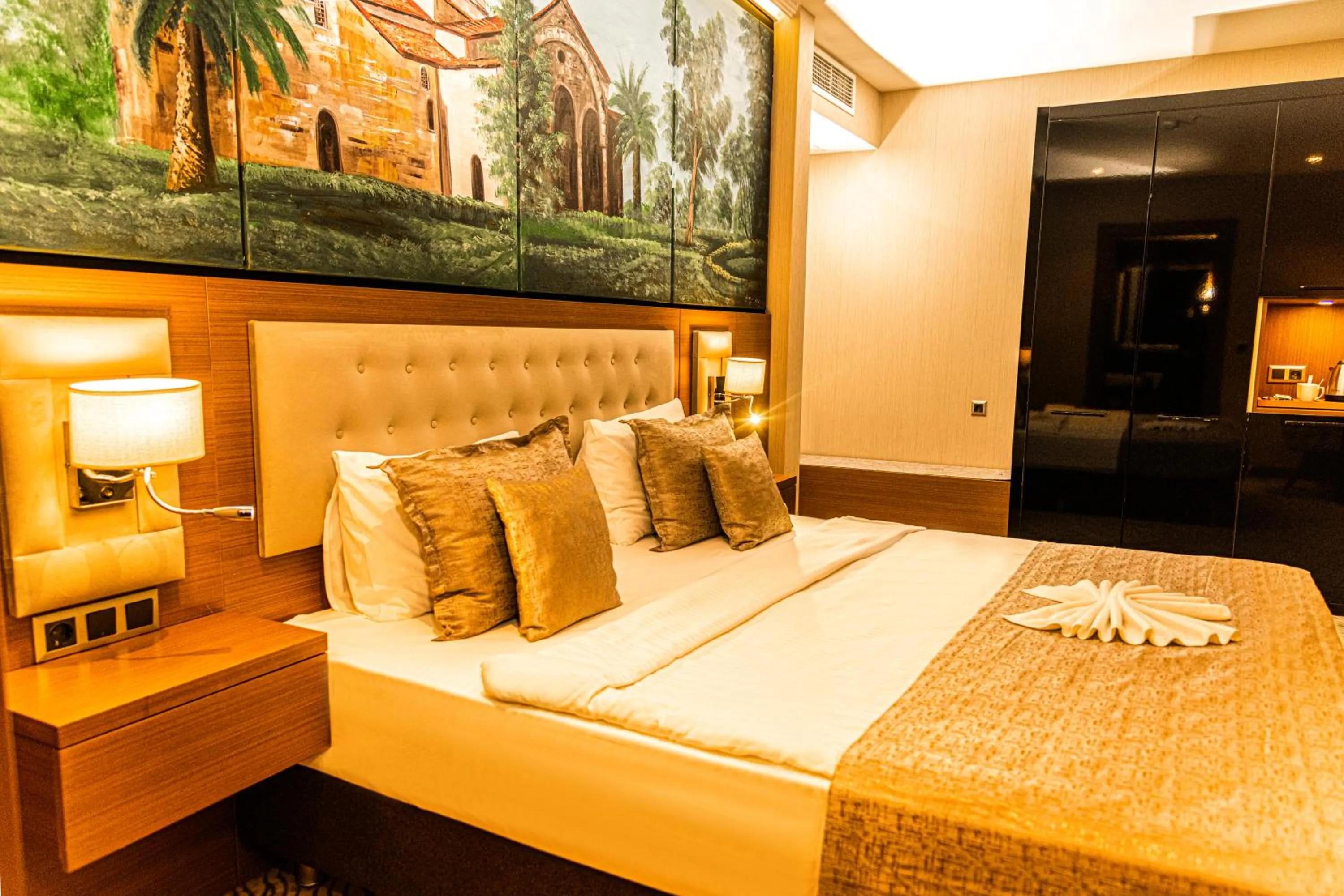 Bed in Aselia Hotel Trabzon