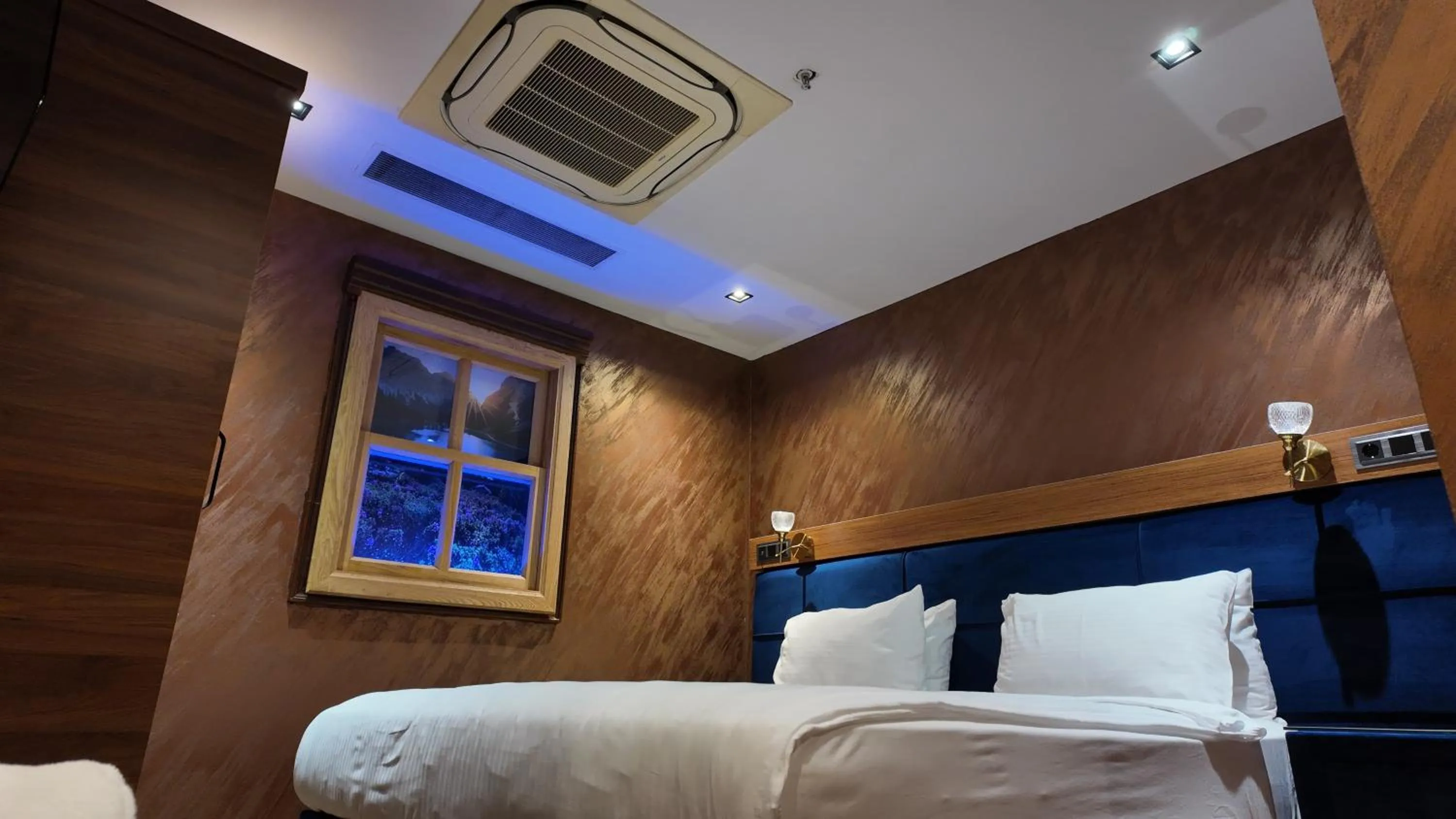 air conditioner, Bed in Aselia Hotel Trabzon