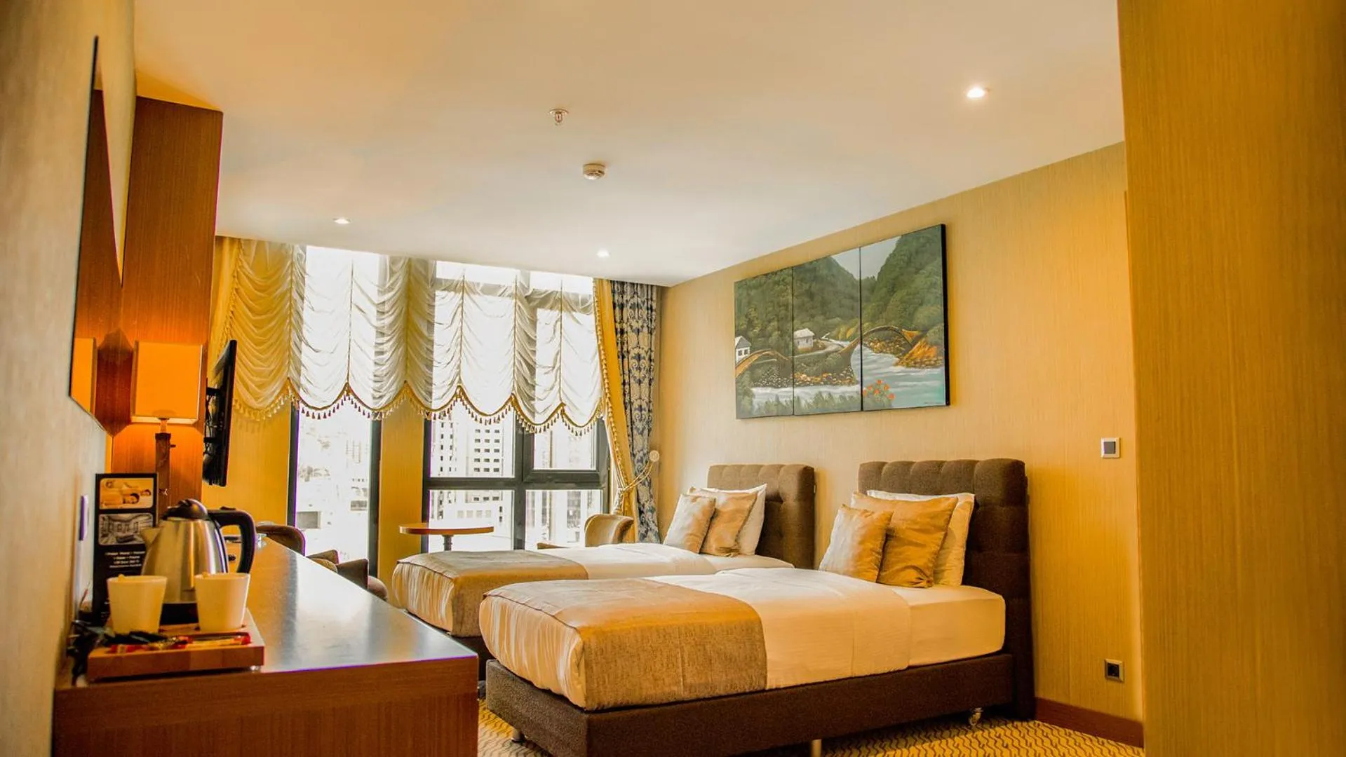 Bed in Aselia Hotel Trabzon