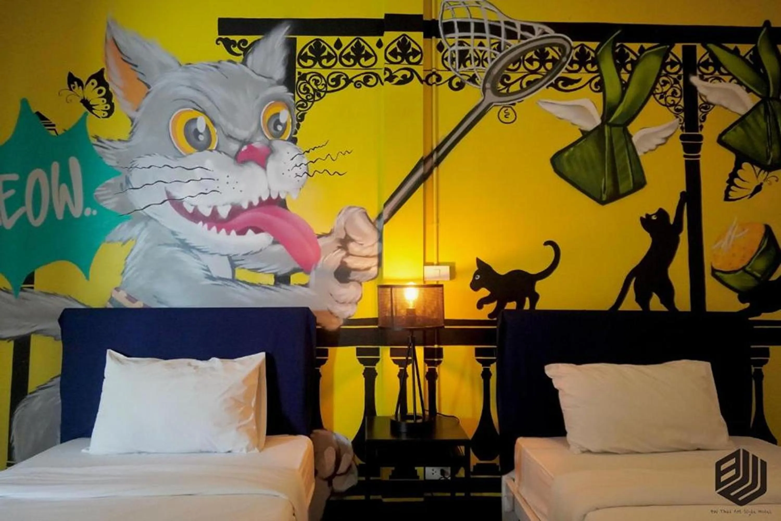 Bed in BW Thai Art Style Hotel