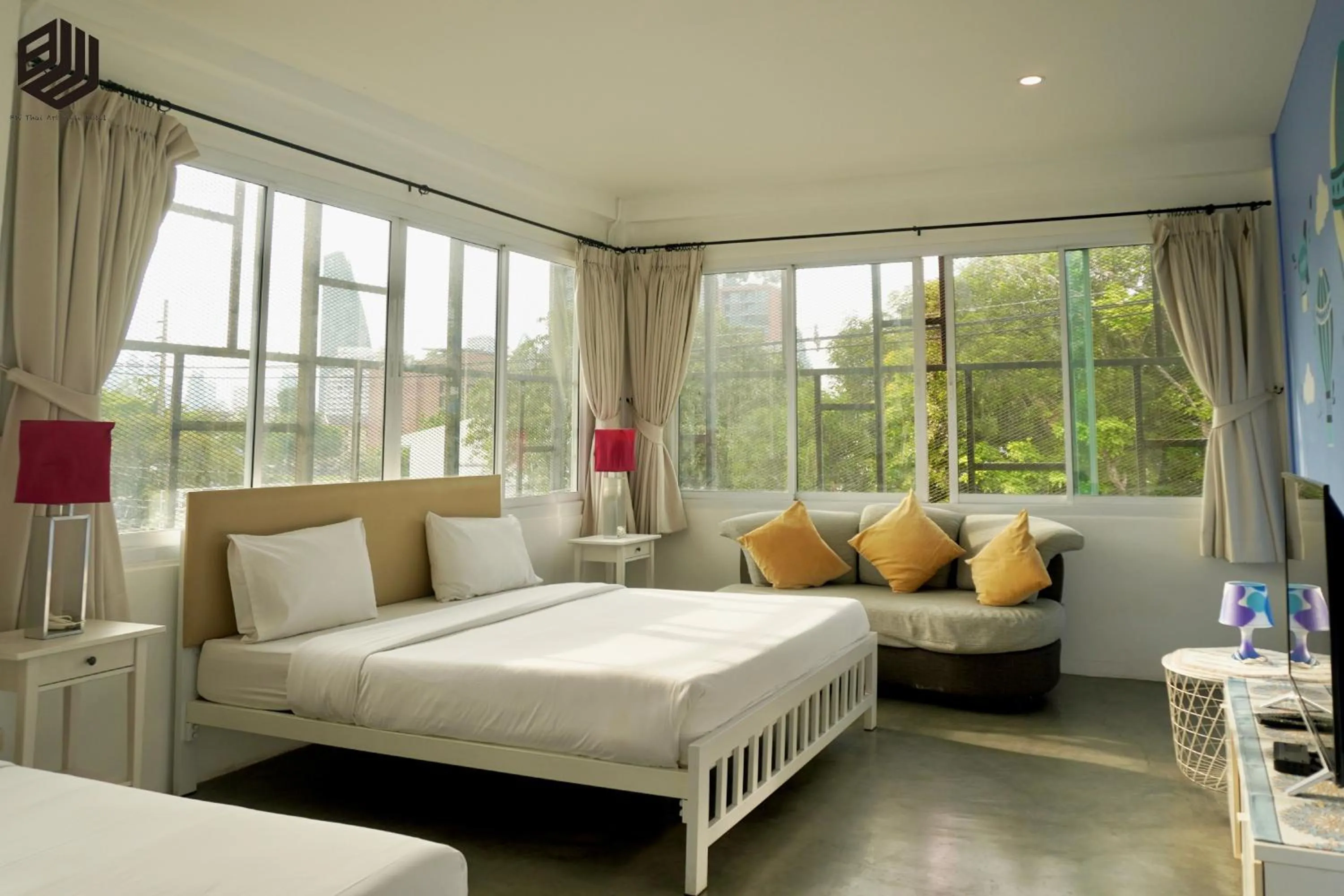 Bed in BW Thai Art Style Hotel