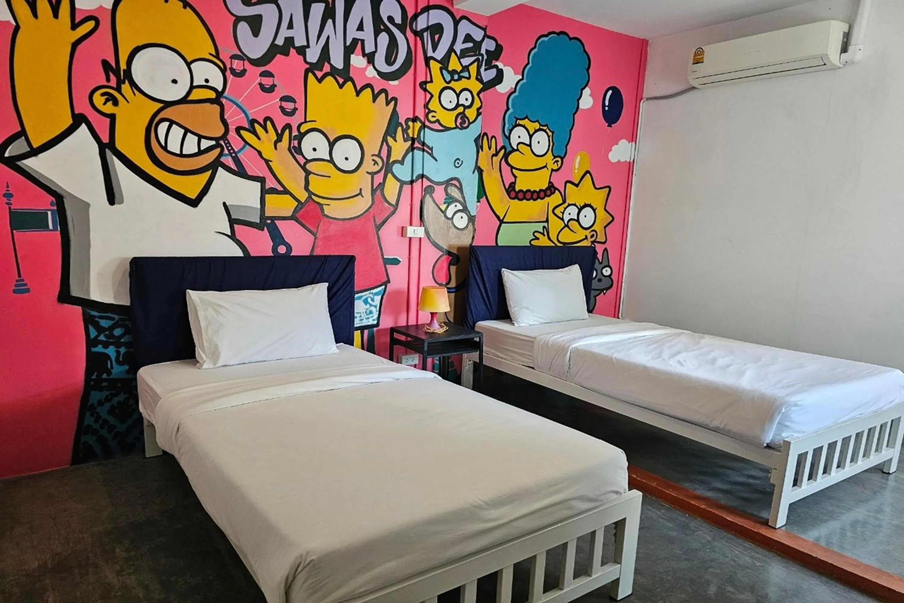 Bed in BW Thai Art Style Hotel