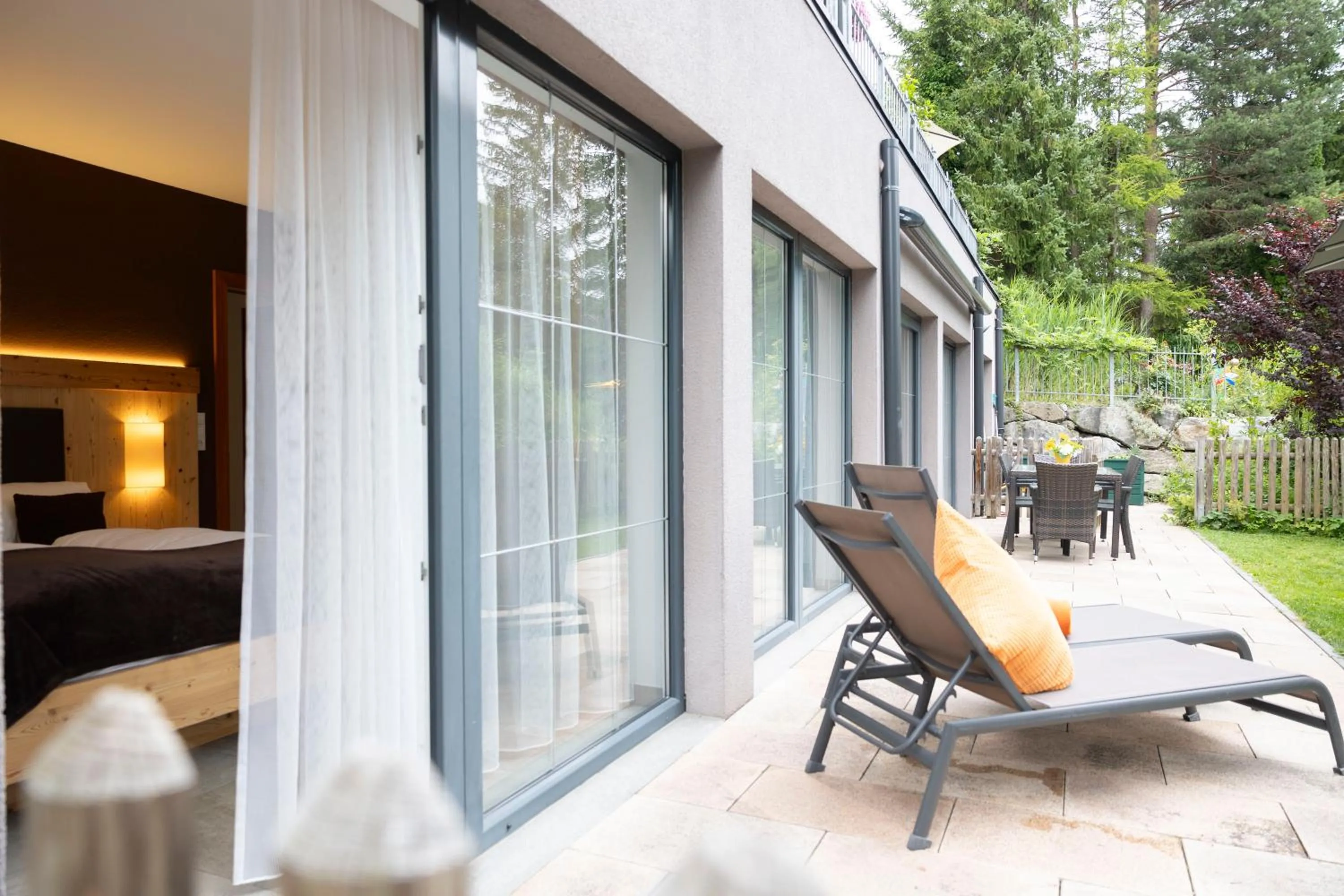 Garden view in Apart-Elisabeth