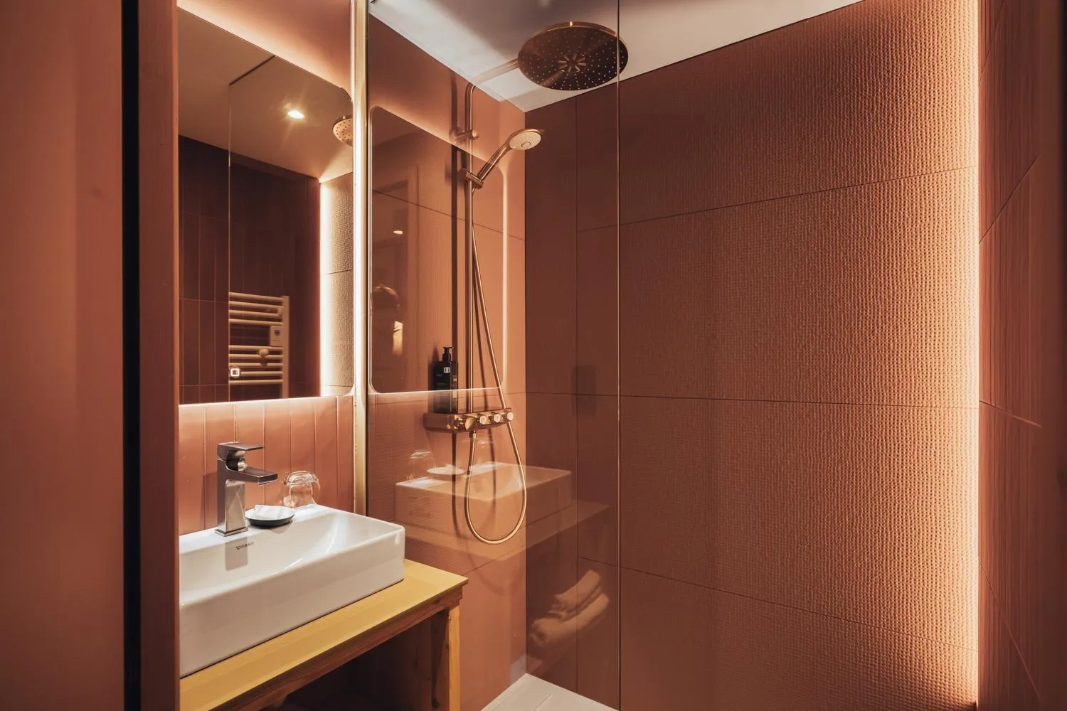 Shower in Alliey & Spa Piscine Appart-hôtel Serre chevalier