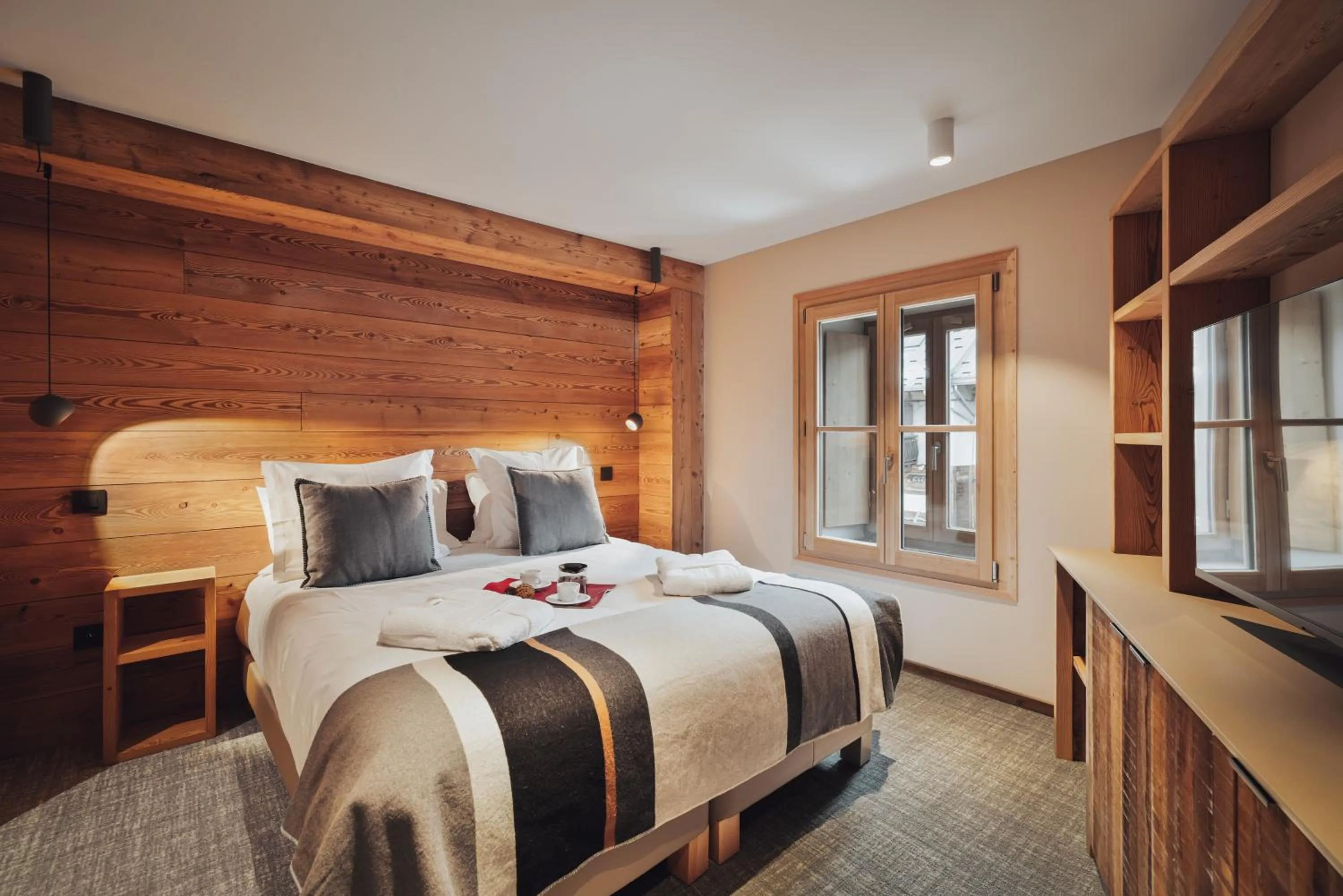 Bedroom, Bed in Alliey & Spa Piscine Appart-hôtel Serre chevalier