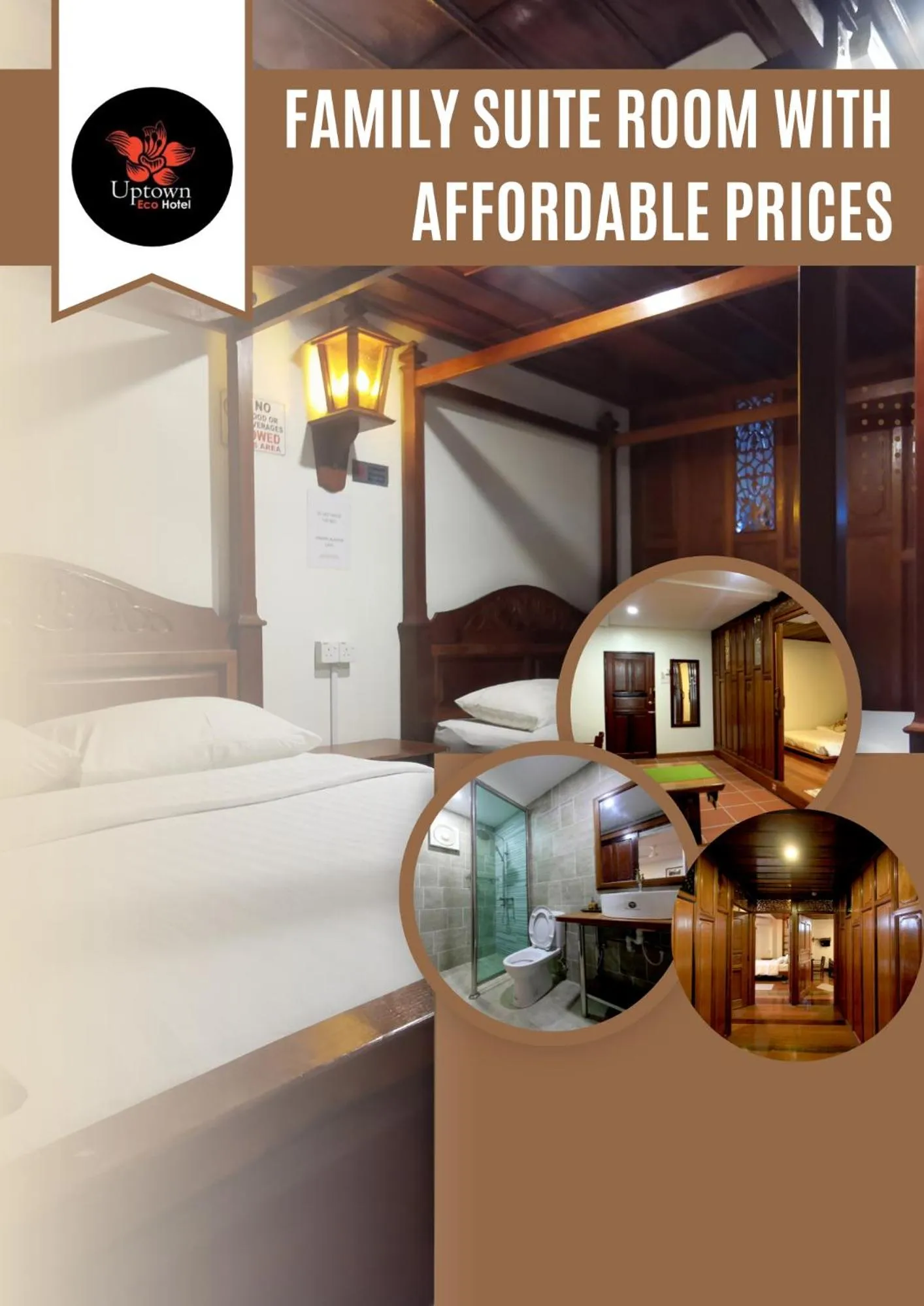 Property logo or sign, Bed in Uptown Eco Hotel