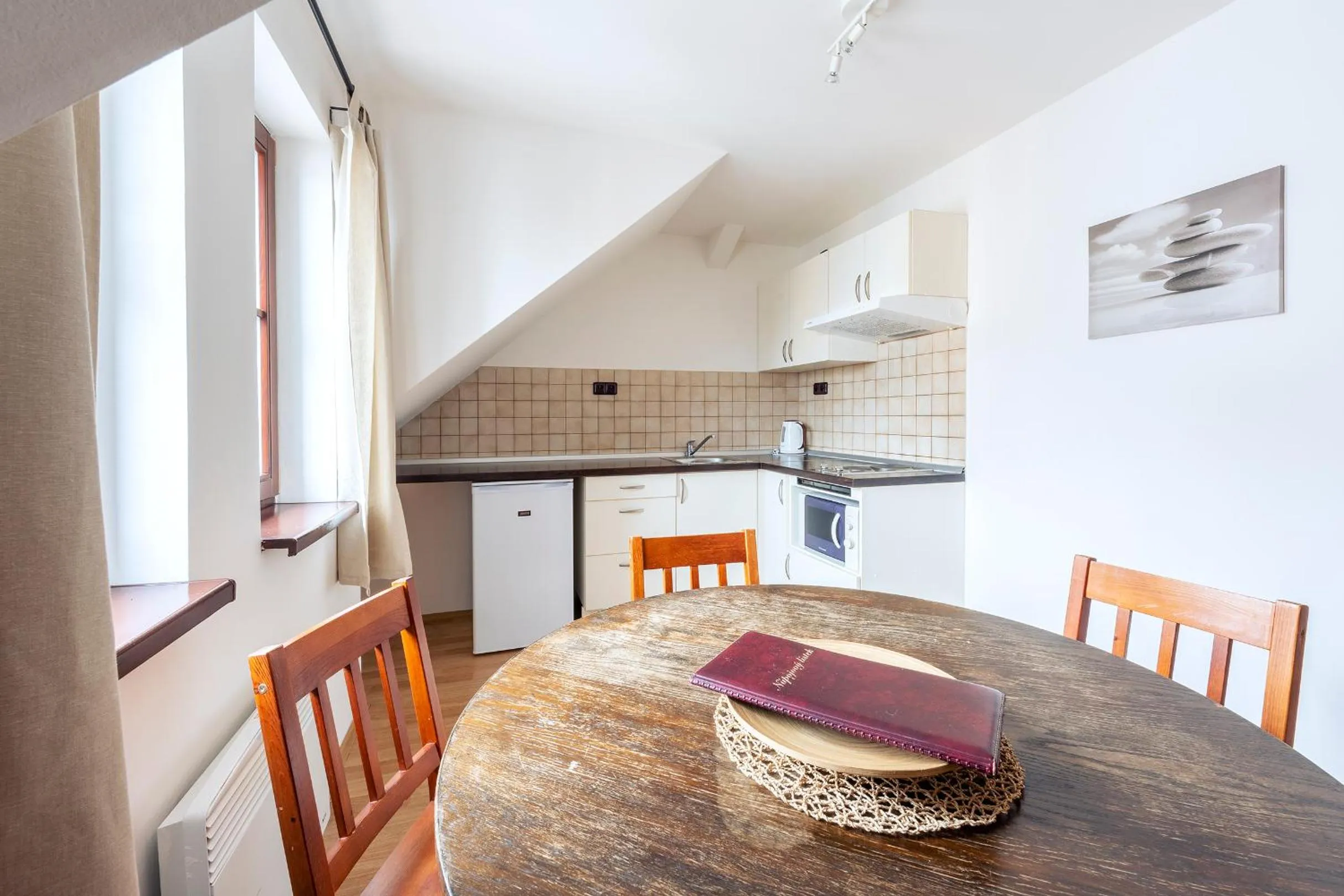 Kitchen or kitchenette in Family Apartments Praha 6