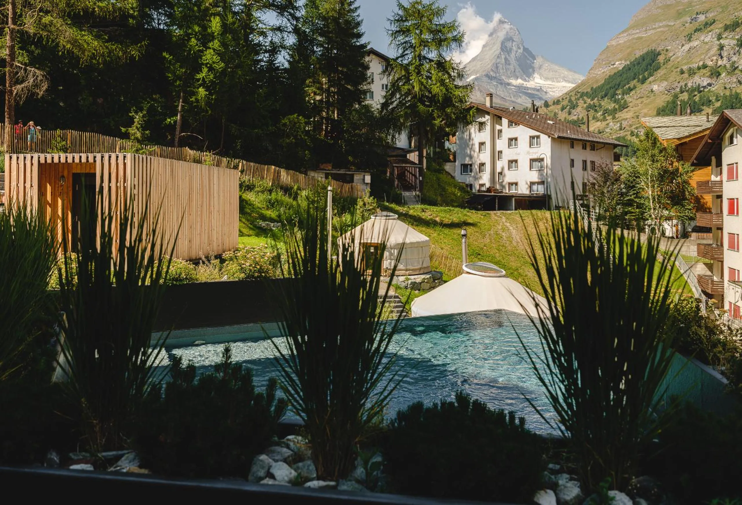 Swimming pool in OVERLOOK Lodge by CERVO Zermatt