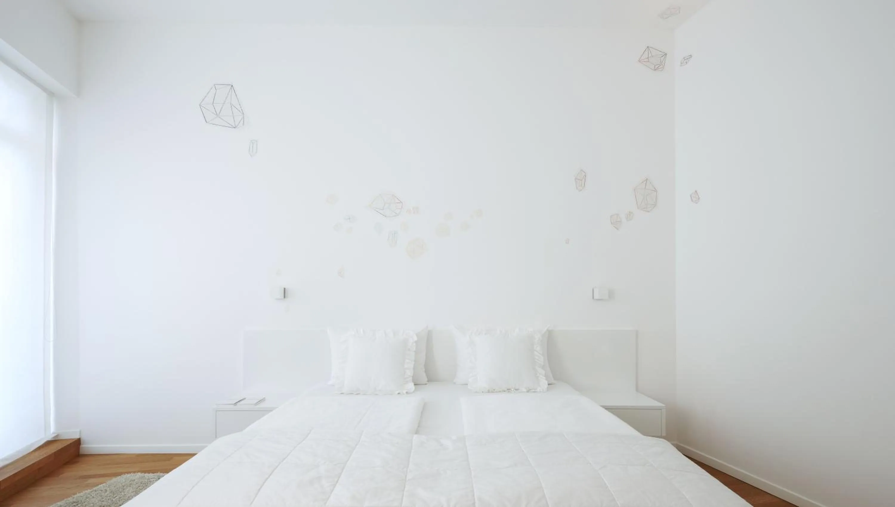 Bed in Boutique Hotel Imperialart