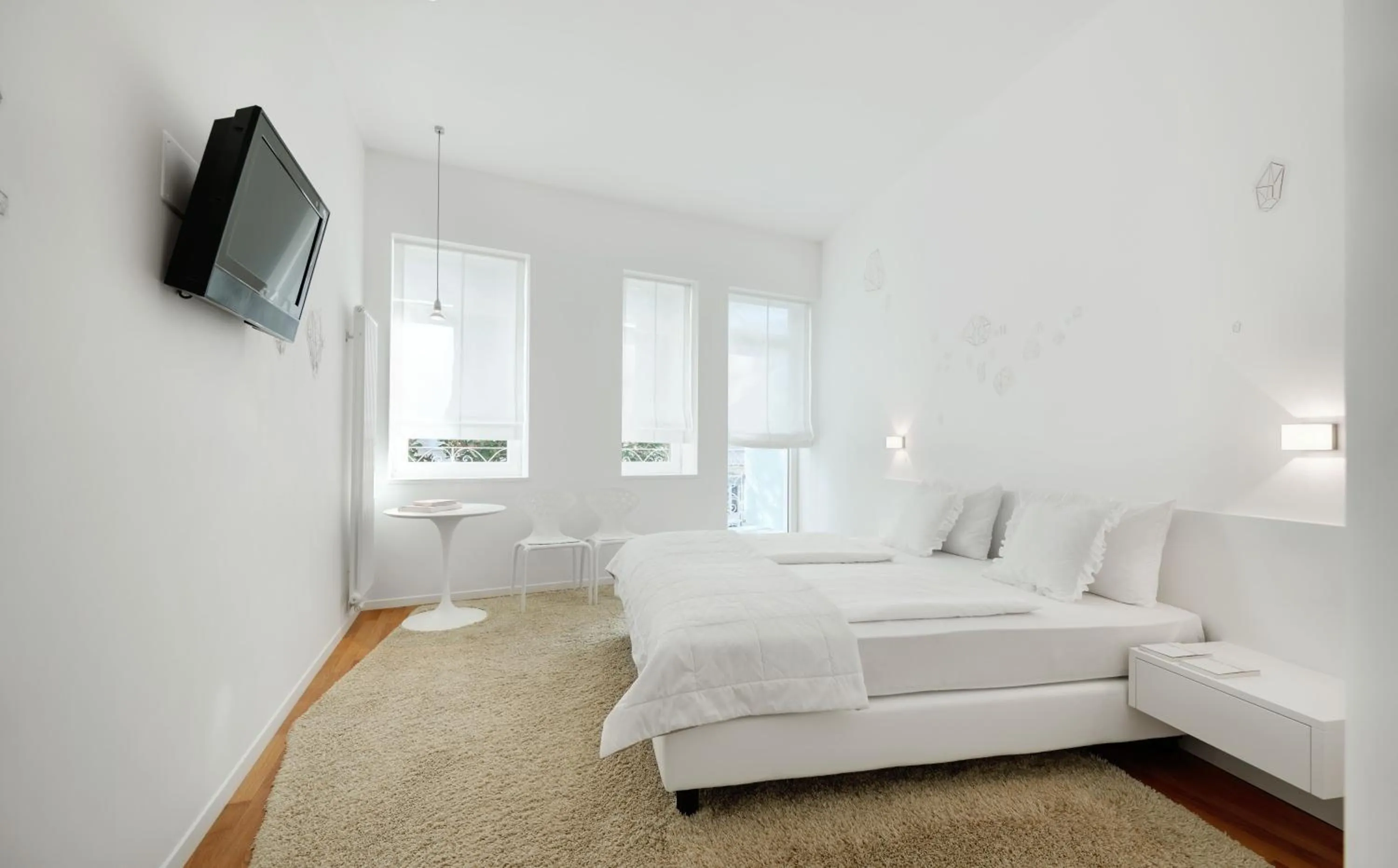 Bed in Boutique Hotel Imperialart