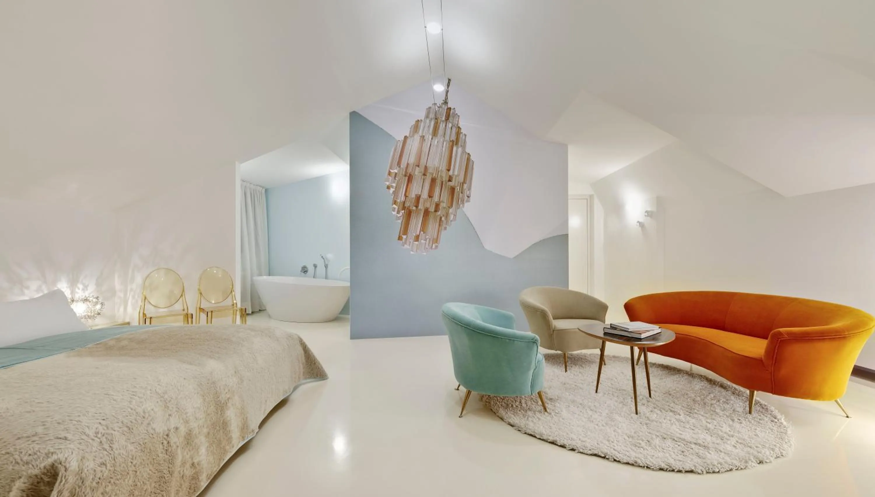 Bed in Boutique Hotel Imperialart