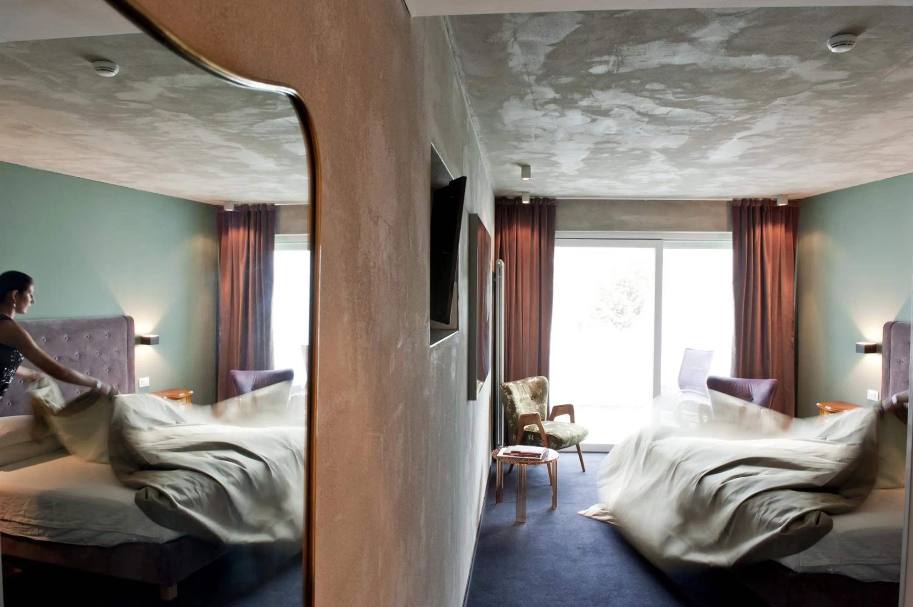 Decorative detail, Bed in Boutique Hotel Imperialart