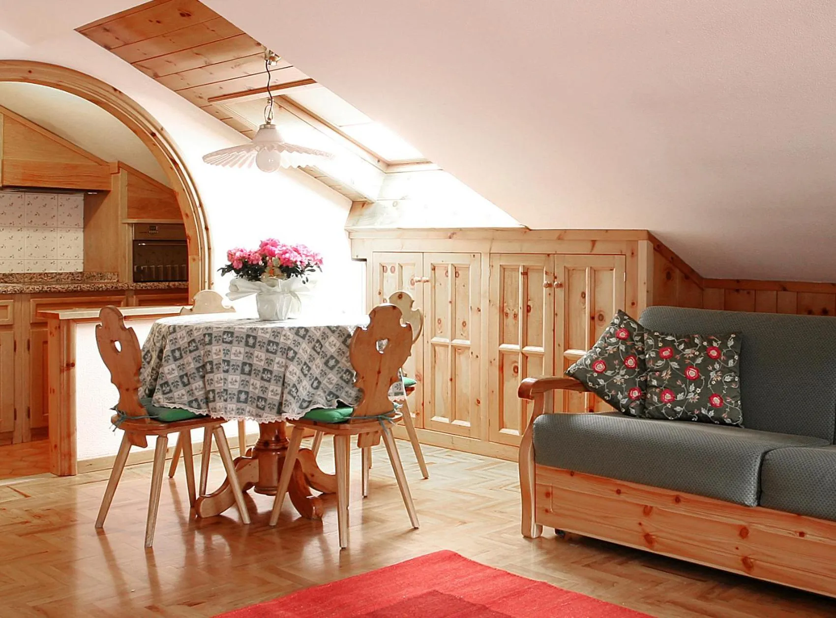 Living room in Meublè Cima Bianca Garni