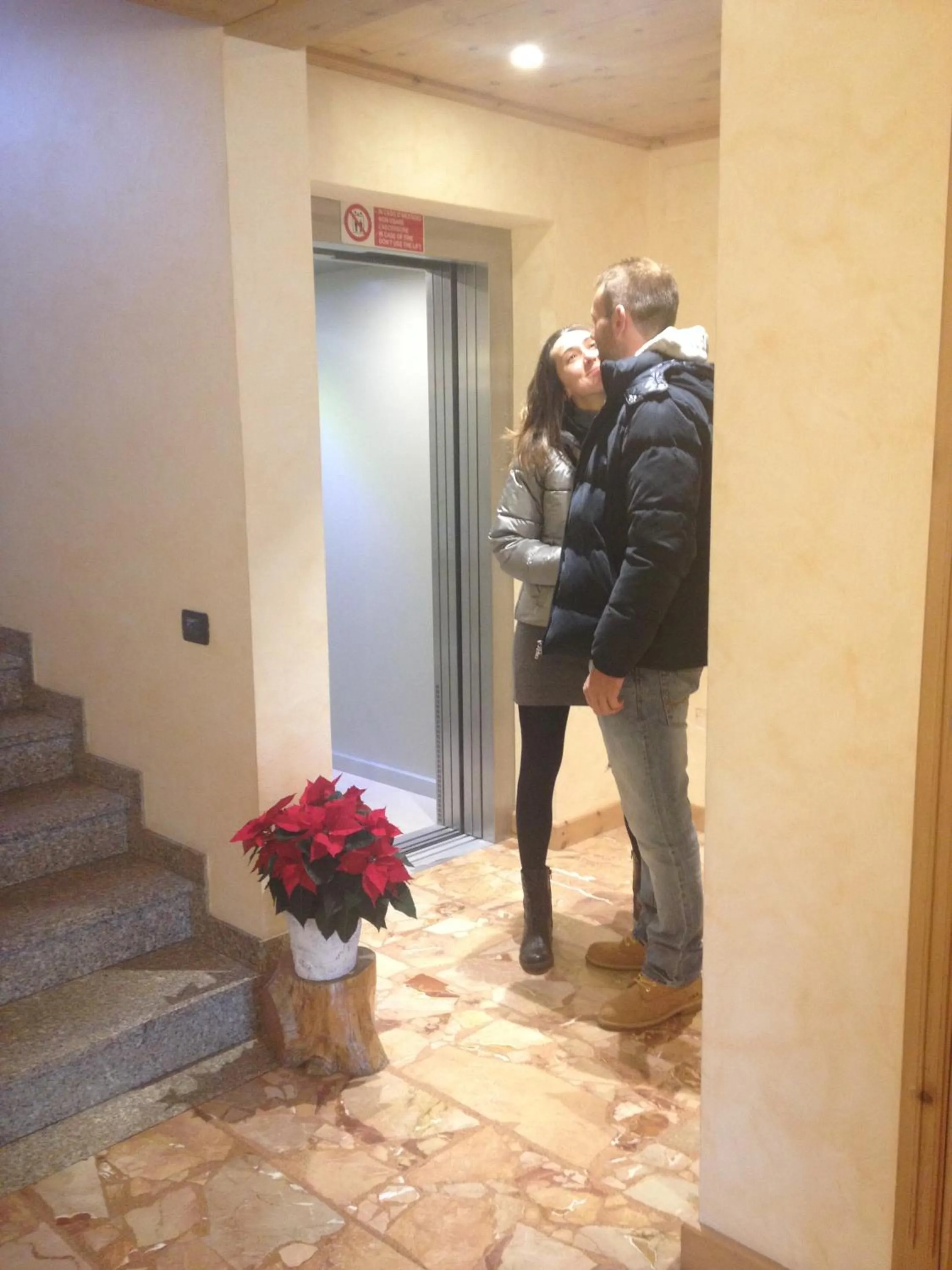 Lobby or reception in Meublè Cima Bianca Garni