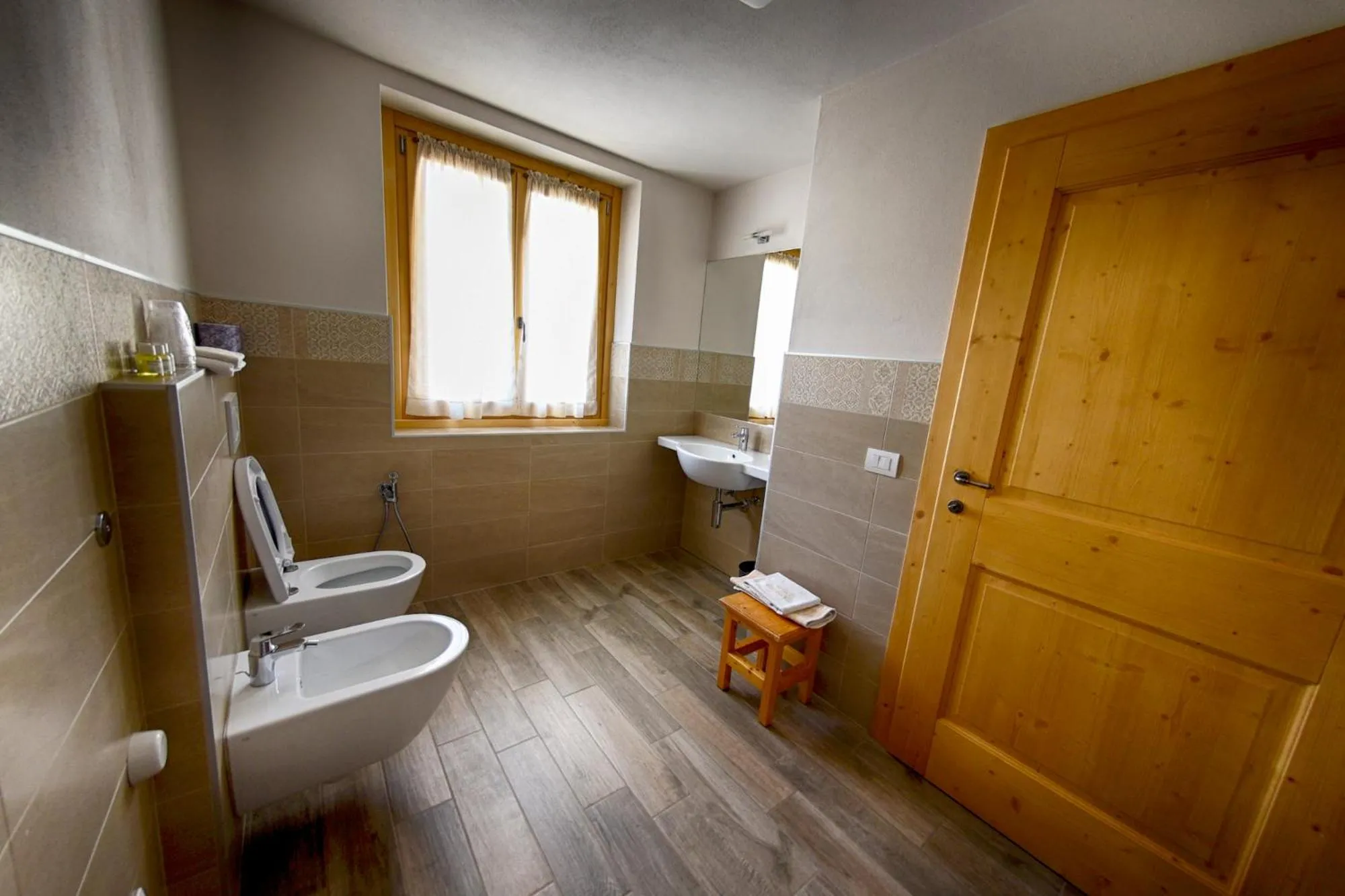 Shower in Meublè Cima Bianca Garni