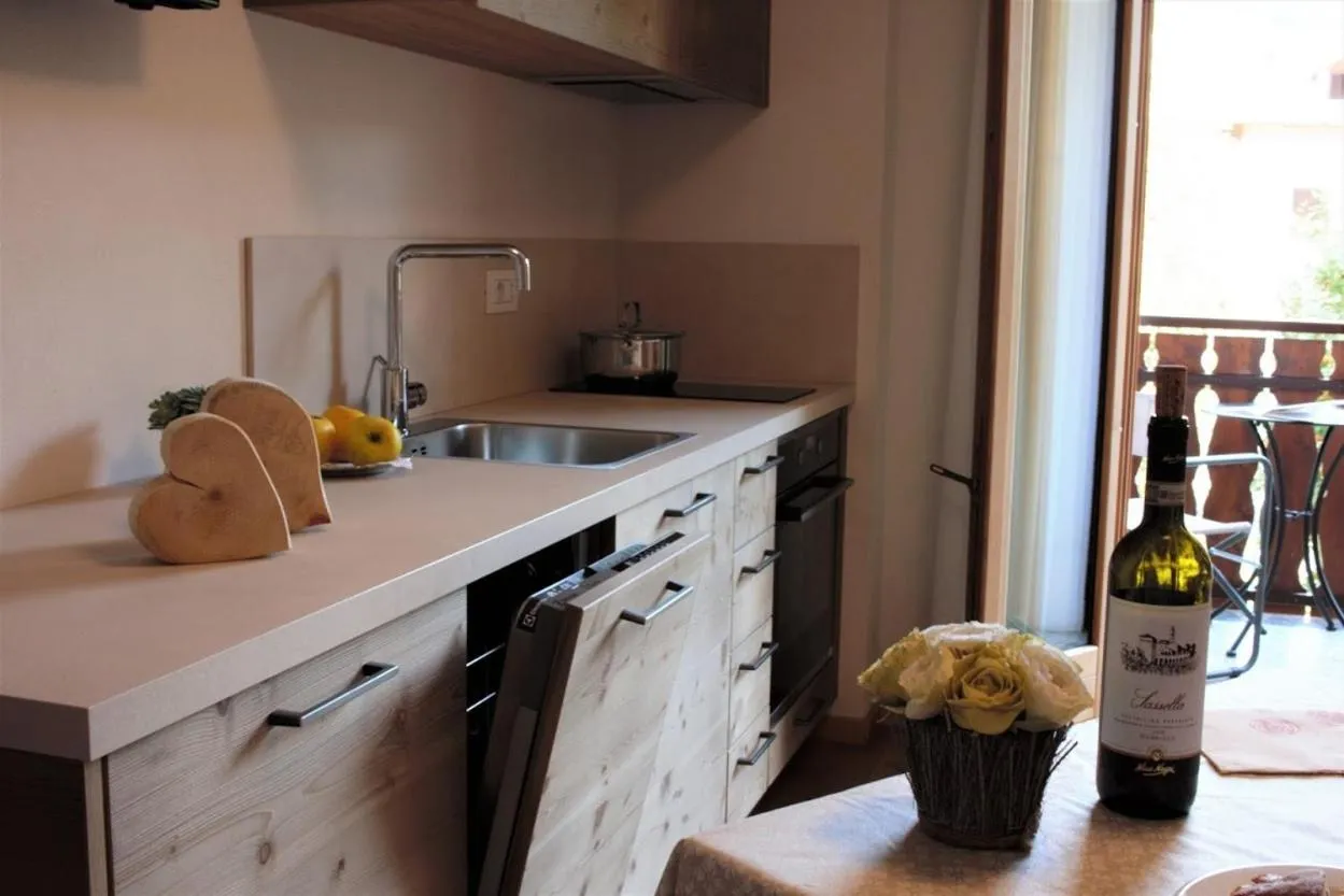 Living room in Meublè Cima Bianca Garni