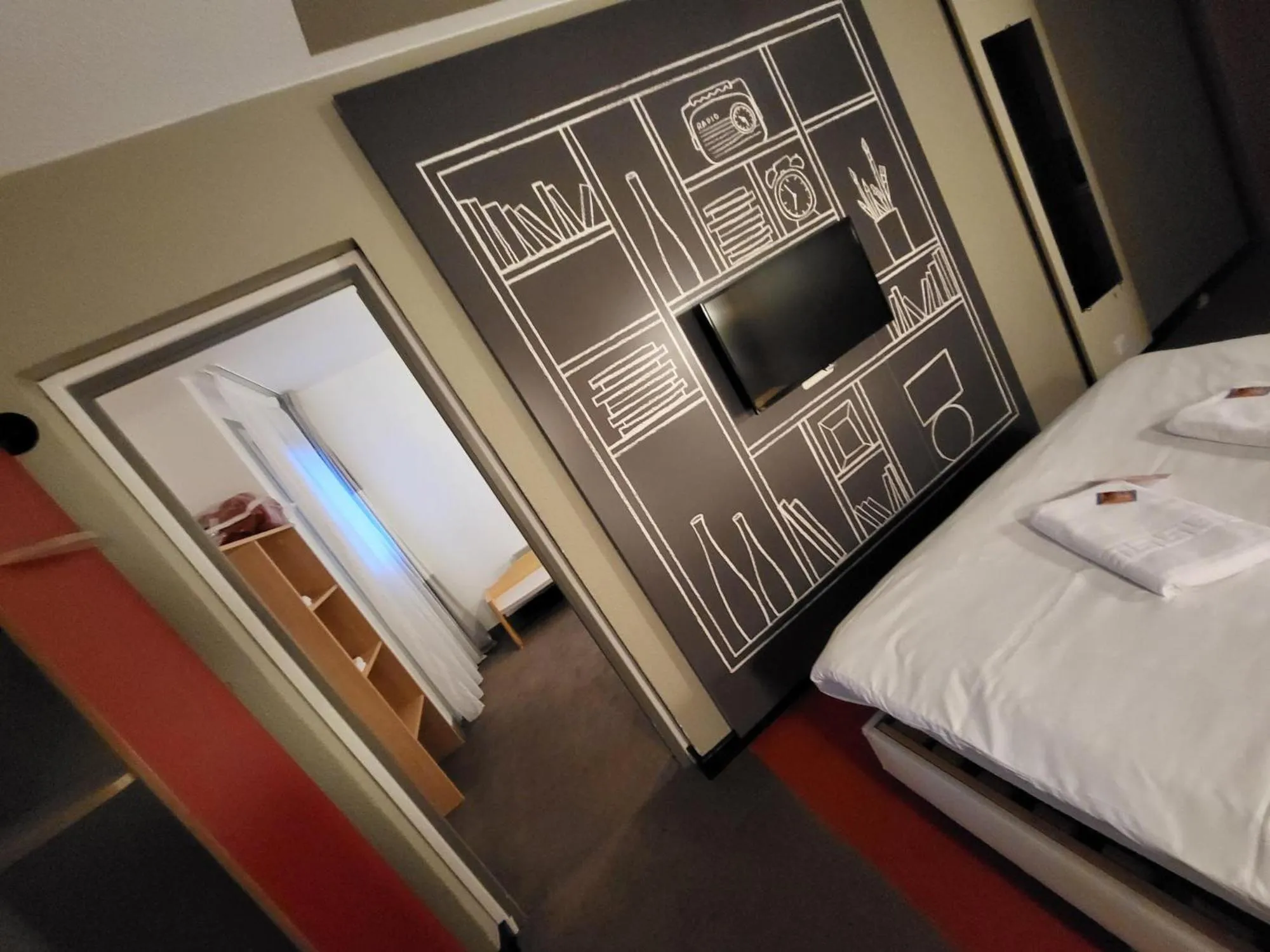 Bed in ibis Saint Brieuc Yffiniac
