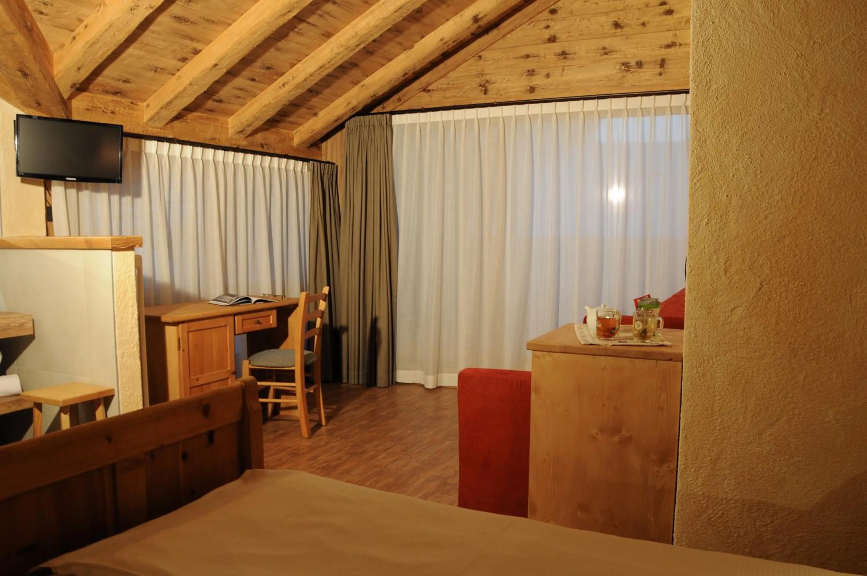 TV/Entertainment Center in Hotel Helvetia