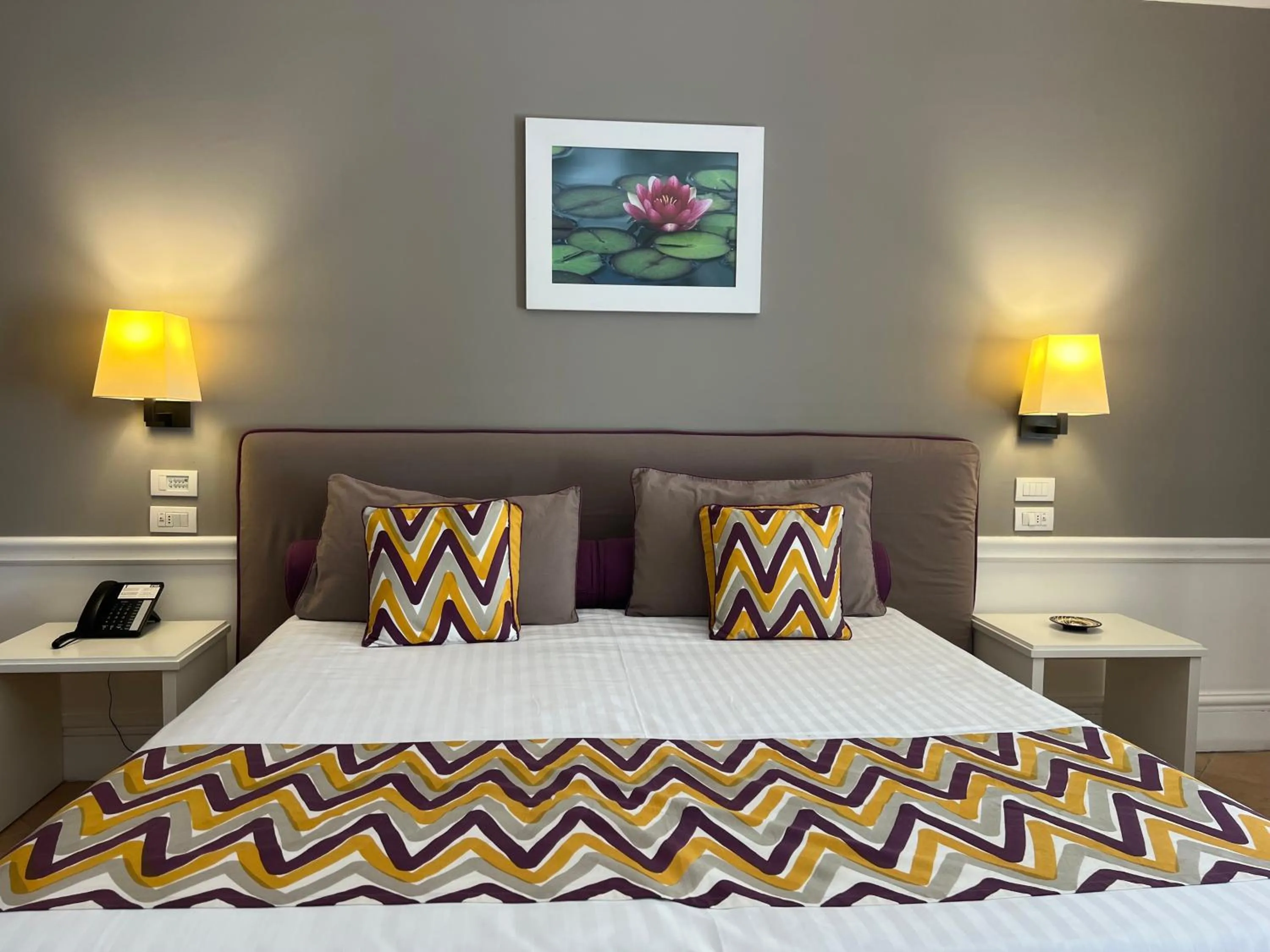 Bed in Hotel Della Piccola Marina