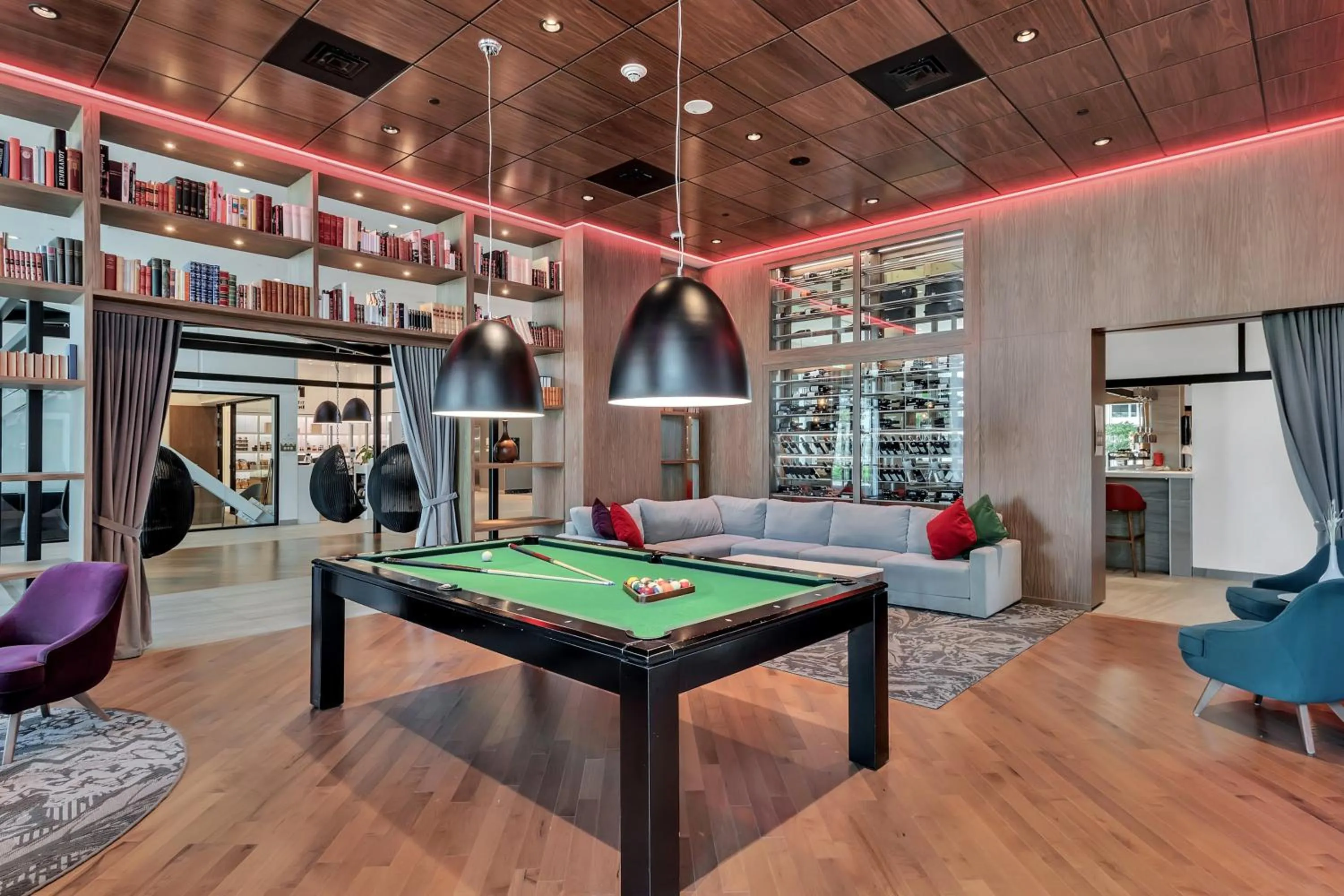 Billiard in Hotel Mortagne