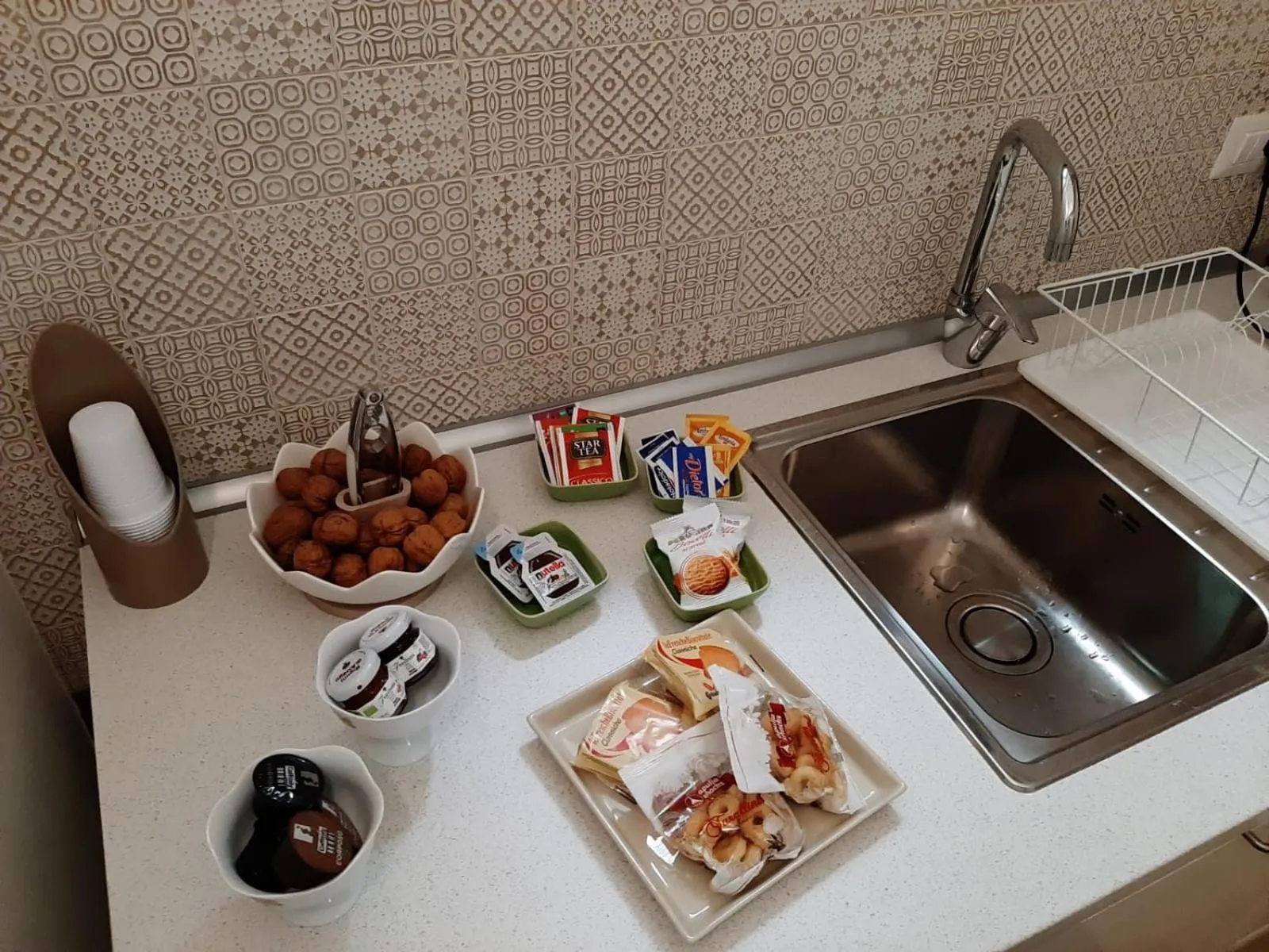 Food and drinks in Le Bifore B&B