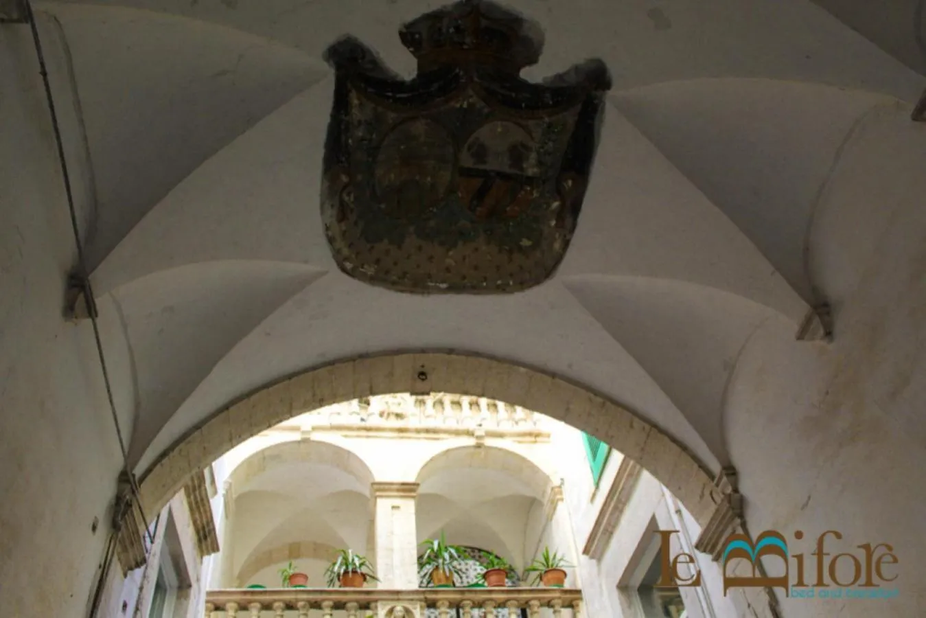 Facade/entrance in Le Bifore B&B