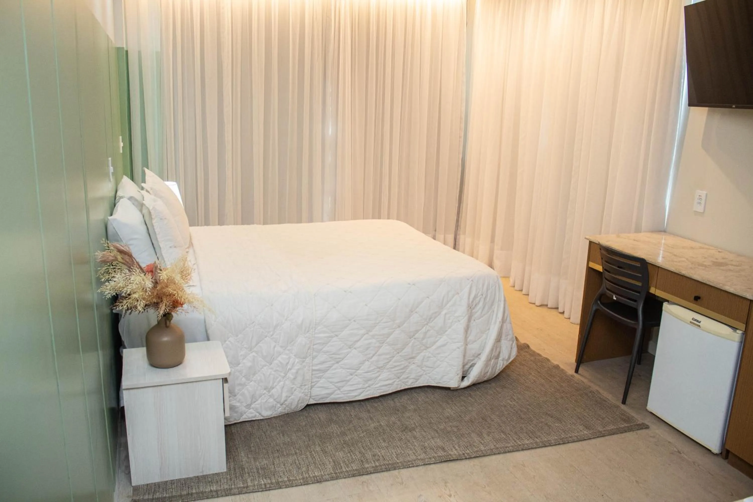 Bed in Hotel Brisa Tropical De Macaé