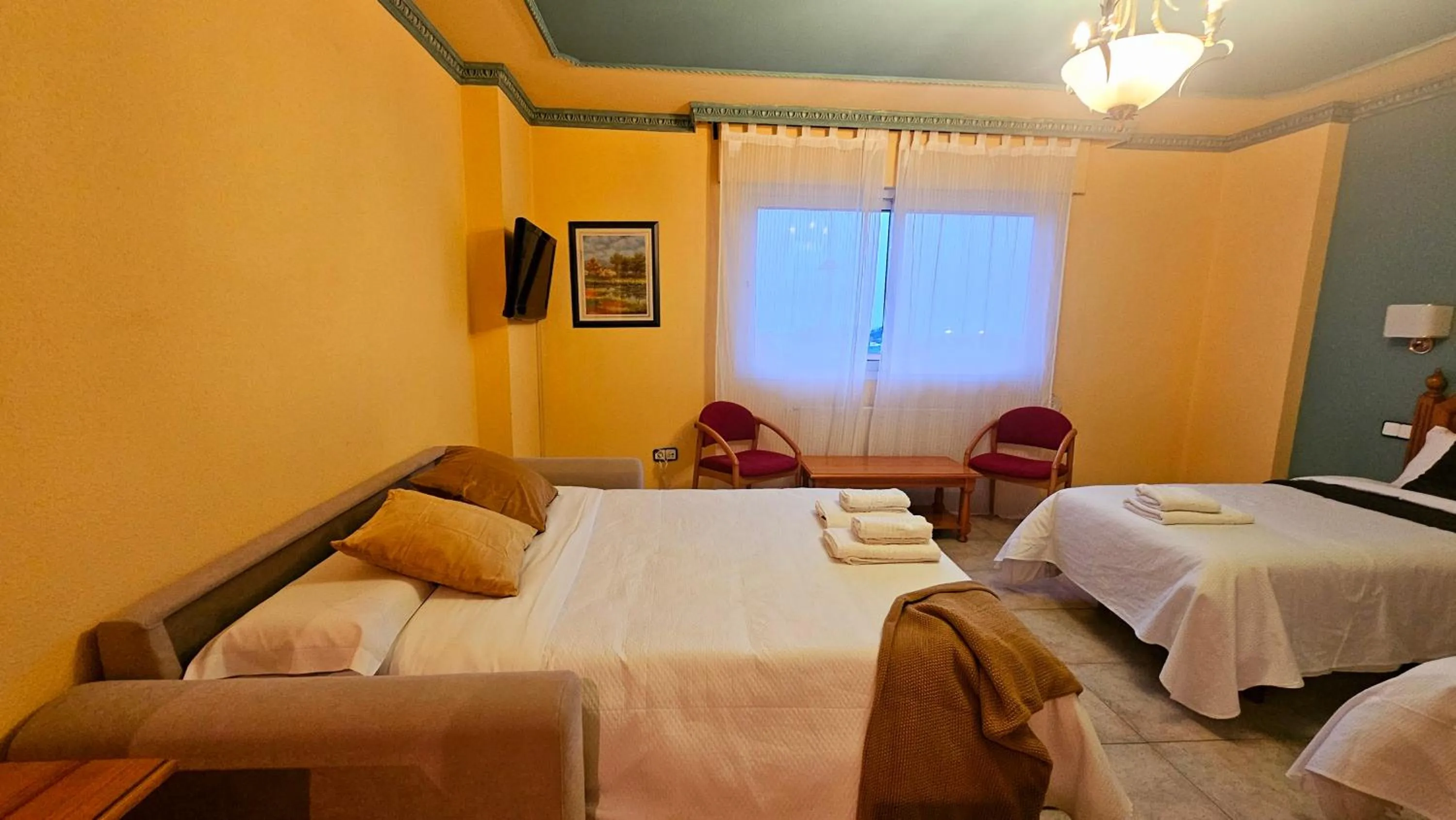 Bed in Hotel Mataleñas