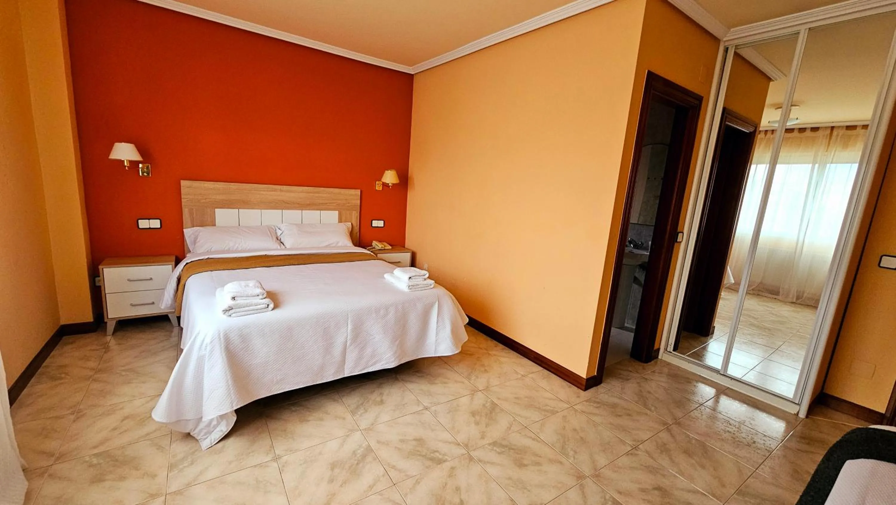 Bed in Hotel Mataleñas